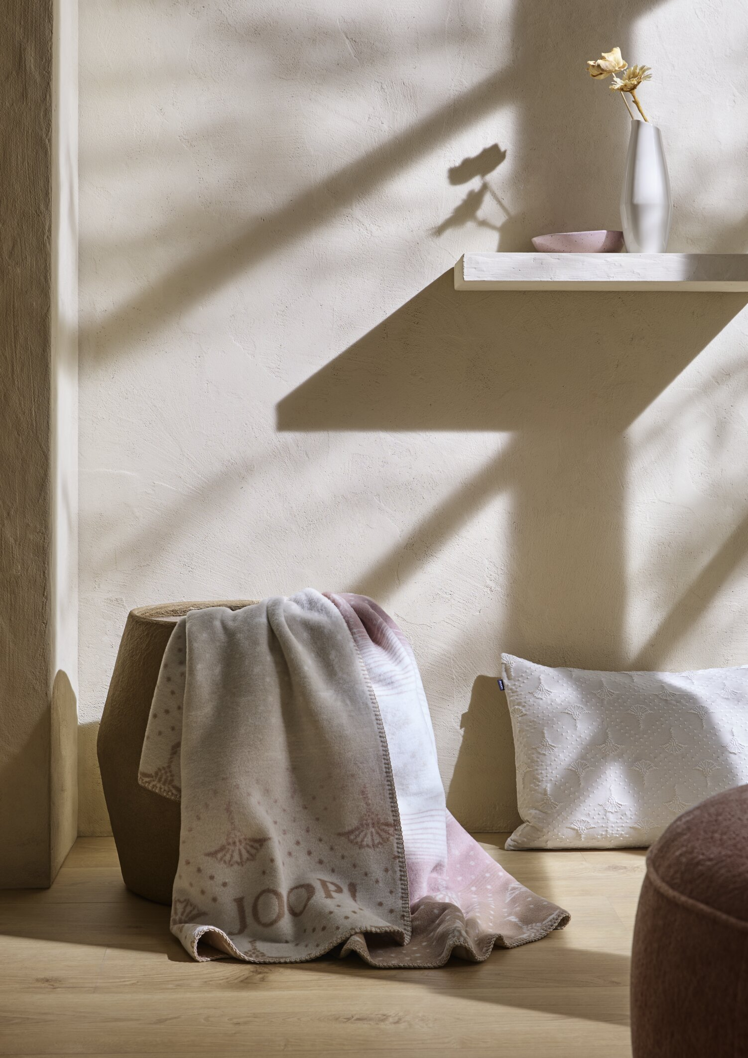 Plaid Charm 150x200 cm von Joop / Farbe: Nude