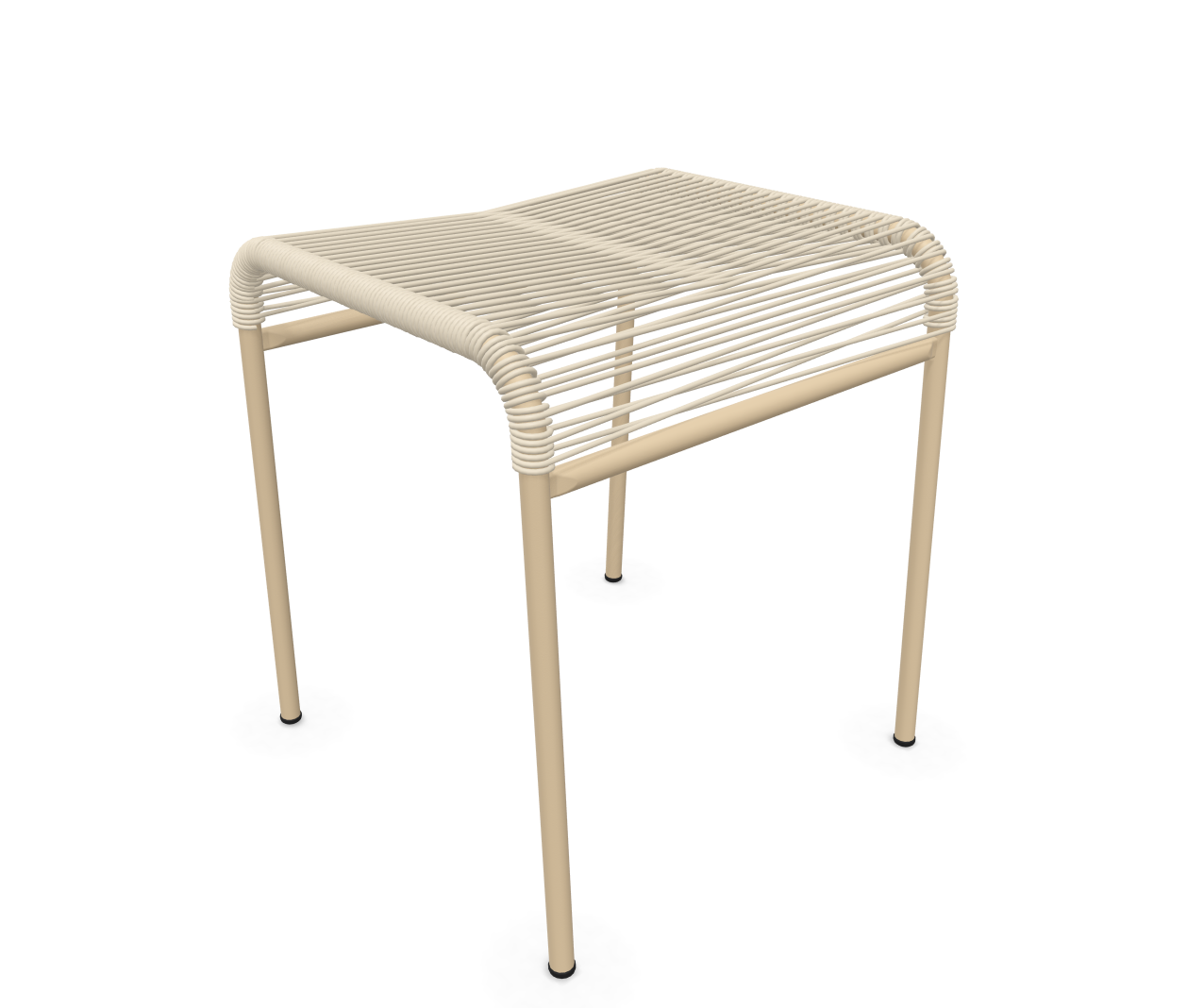Schaffner Spaghetti-1er-Hocker Säntis Hoch Beige | Schubiger Möbel