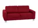 Sofa Shetland Basic B: 188 cm Polipol / Farbe: Rosso / Material: Leder Basic