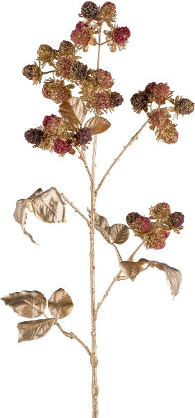 Gasper Kunstblumen Brombeere, Gold  | Schubiger Möbel