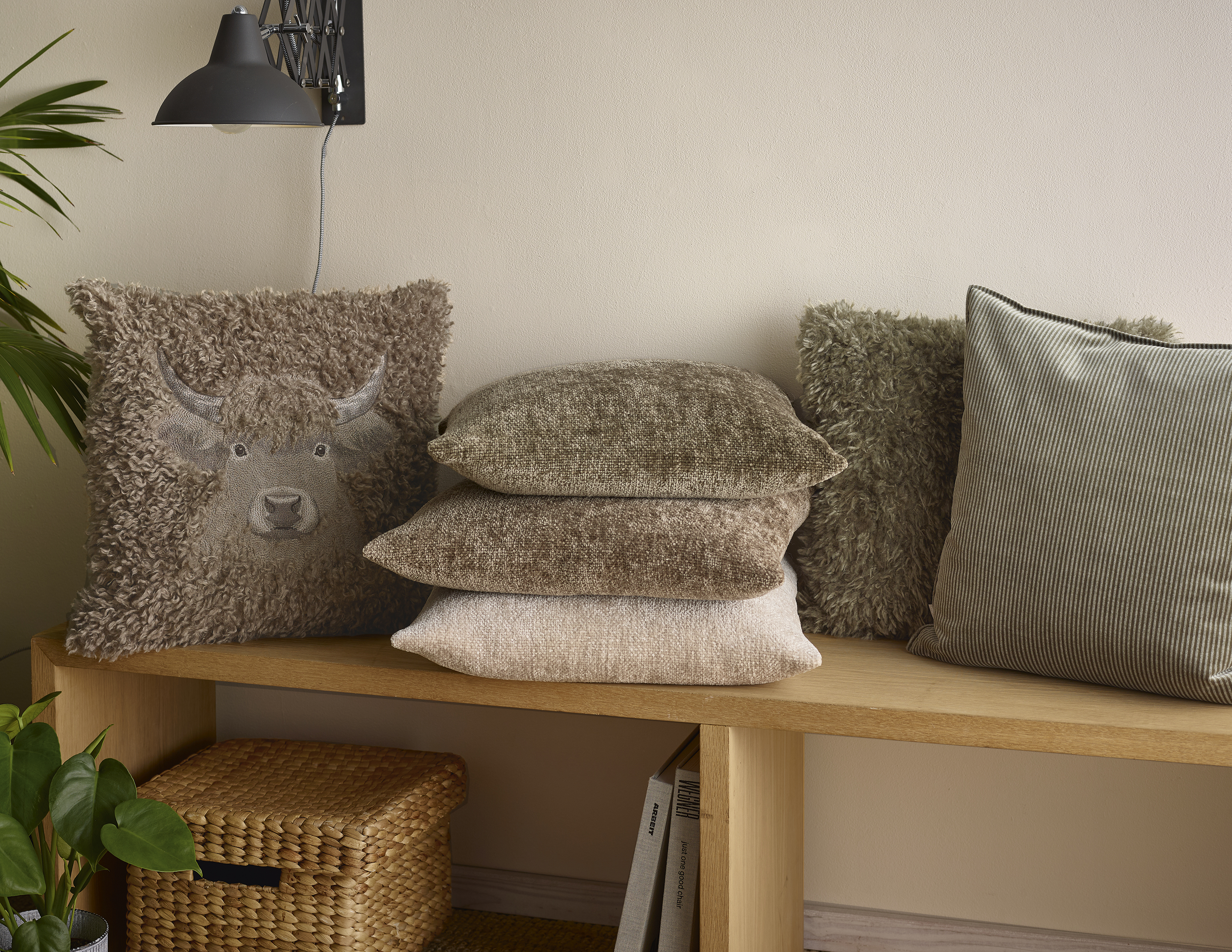 Housse de coussin Nobile Crème 45x45 cm Sander AG