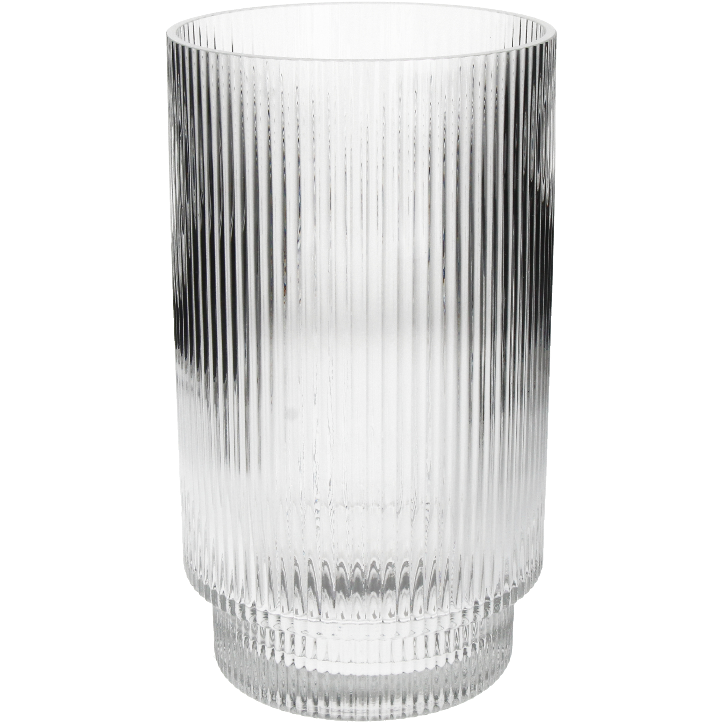 Kersten Vase Stripe, Glas H: 28 cm  | Schubiger Möbel