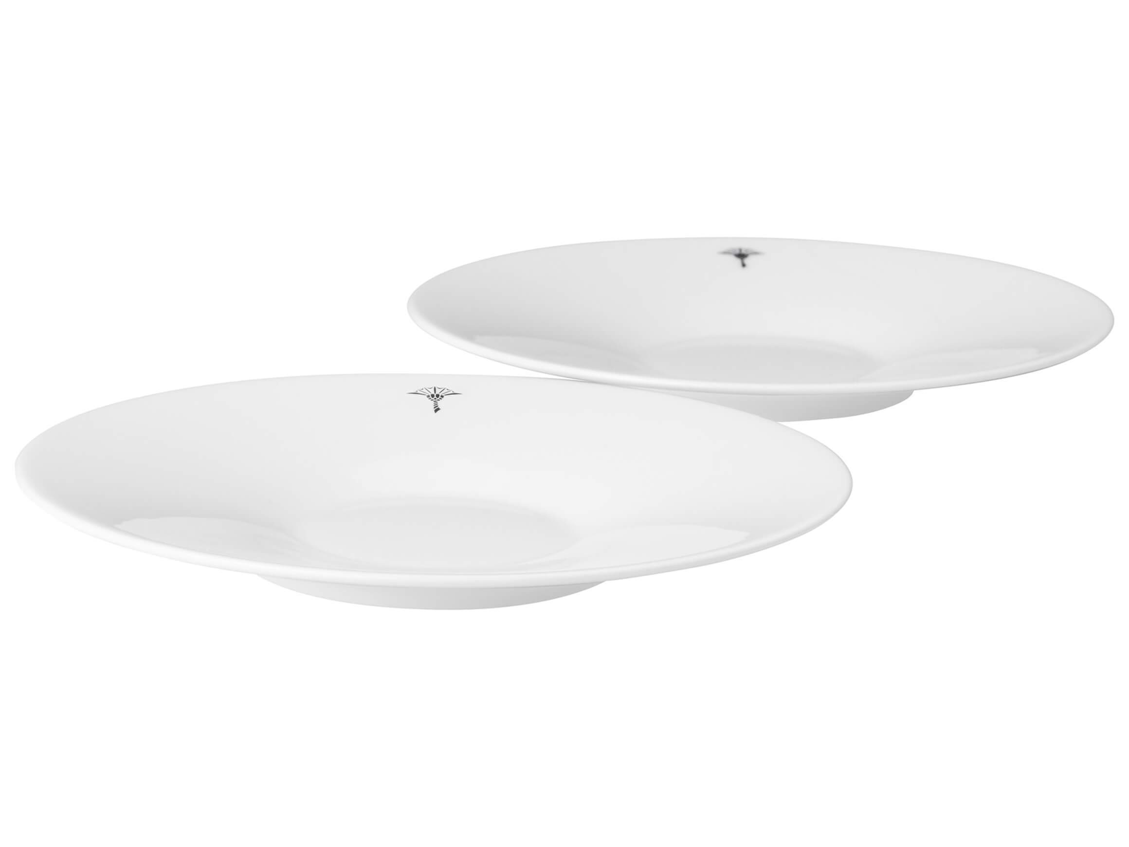 Untertasse Set à 2 Stk Single Cornflower, Dunkelgrau Joop / Farbe: Dunkelgrau