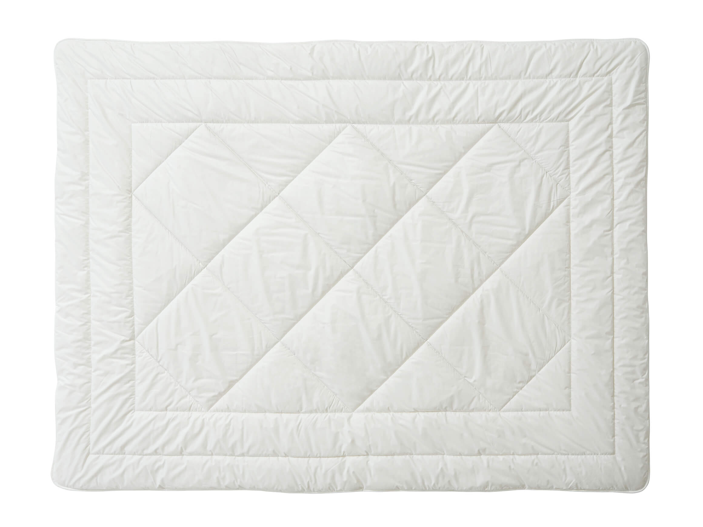 All-season duvet Organic Wool Duo Billerbeck / Colour: White / Material:
