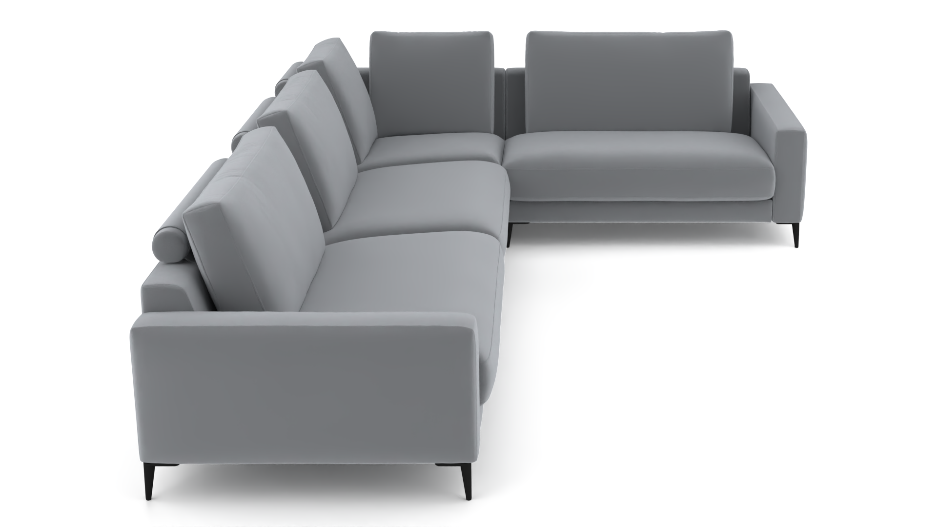 Ecksofa Mercury Candy - UrbanDesign / Farbe: Hellblau