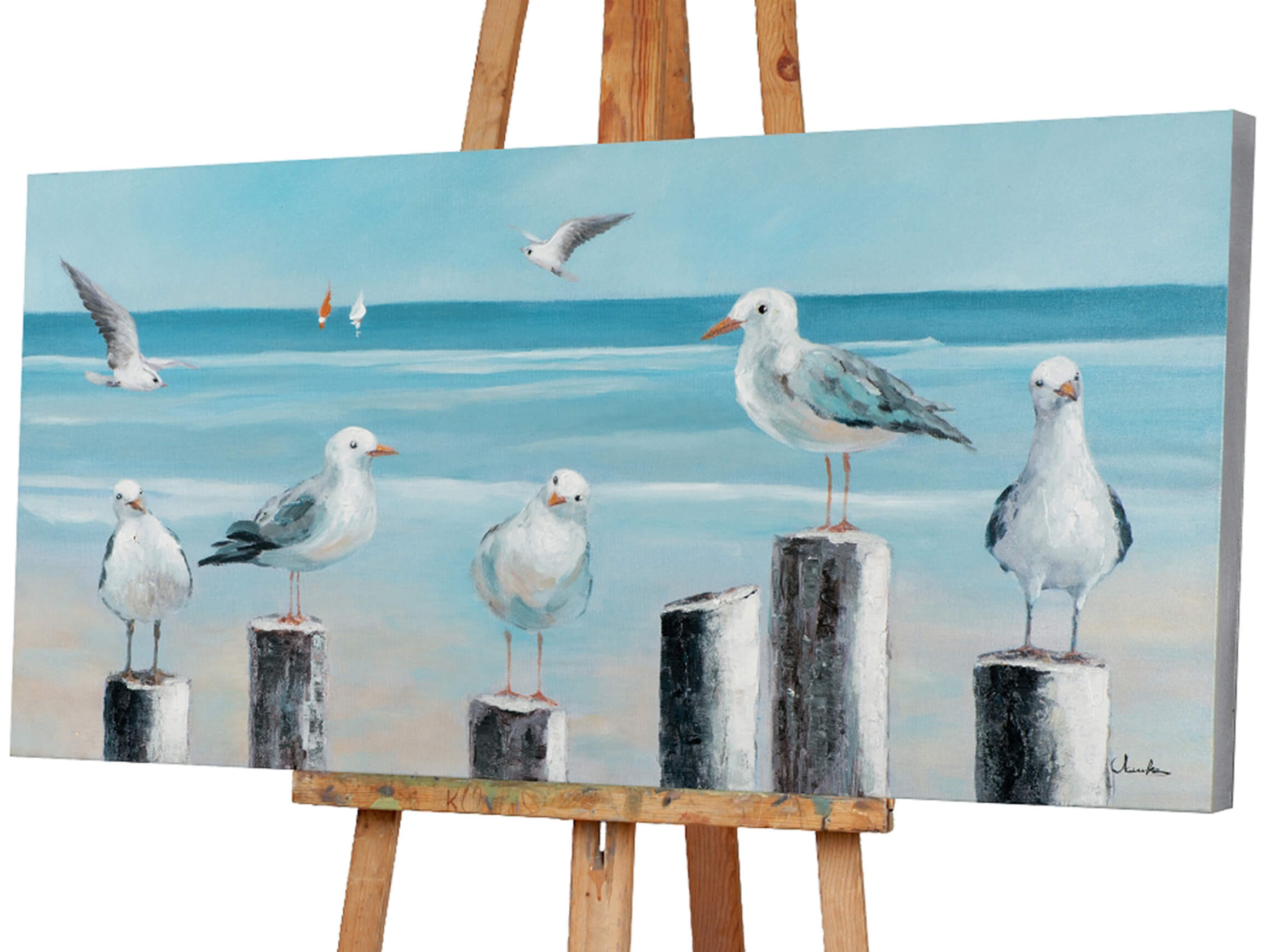 Bild Möwen an Der See 1 image LAND