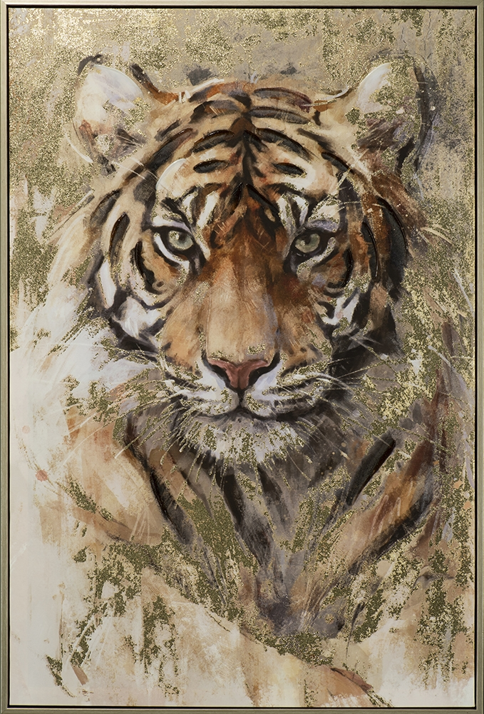 Bild mit Rahmen Young Tiger image LAND