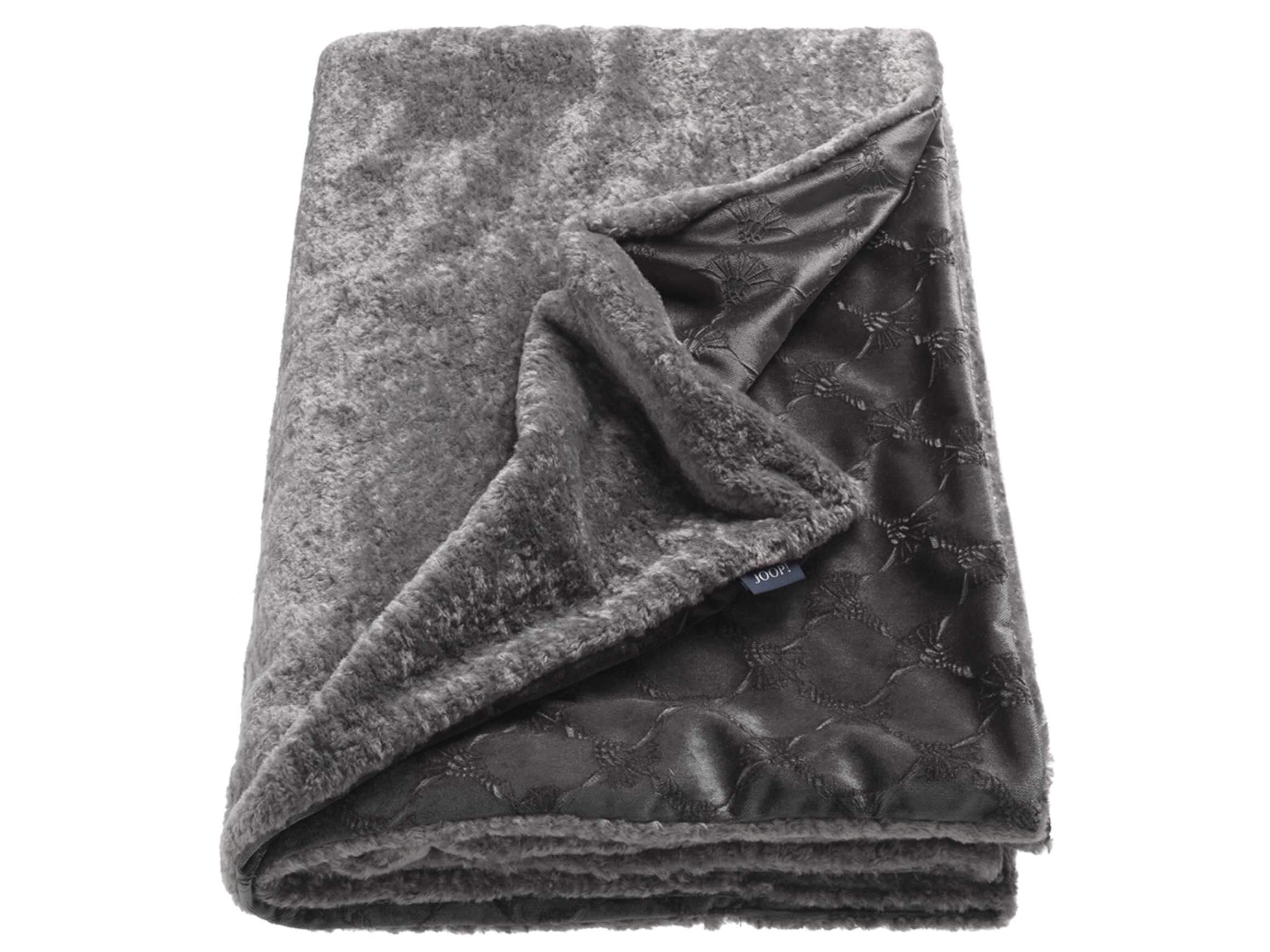 Stoeckel & Grimmler Plaid Gentle, Anthrazit B: 130 cm Grau | Schubiger Möbel