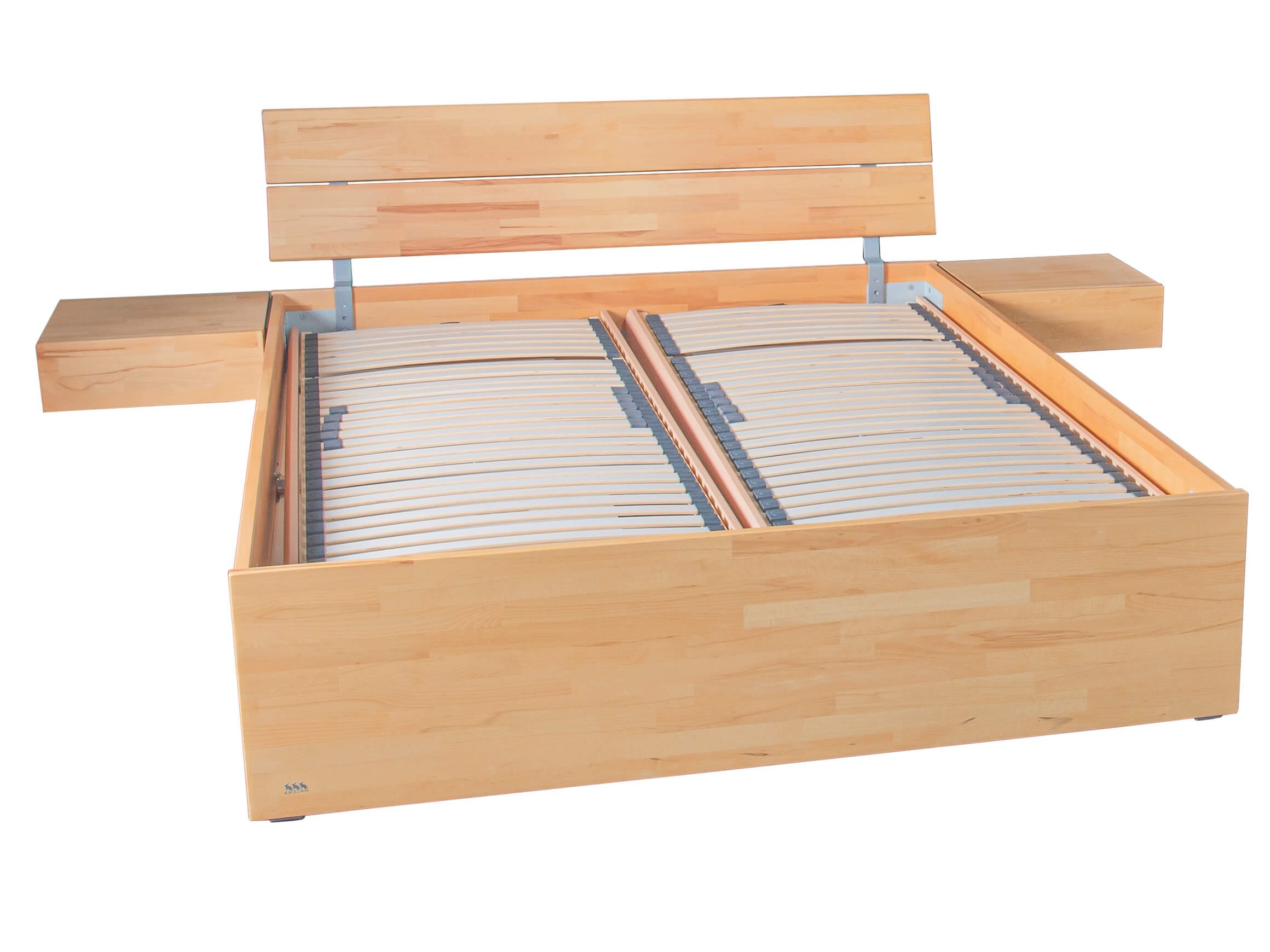 Bett Spazio Hasena / Farbe: Kernbuche