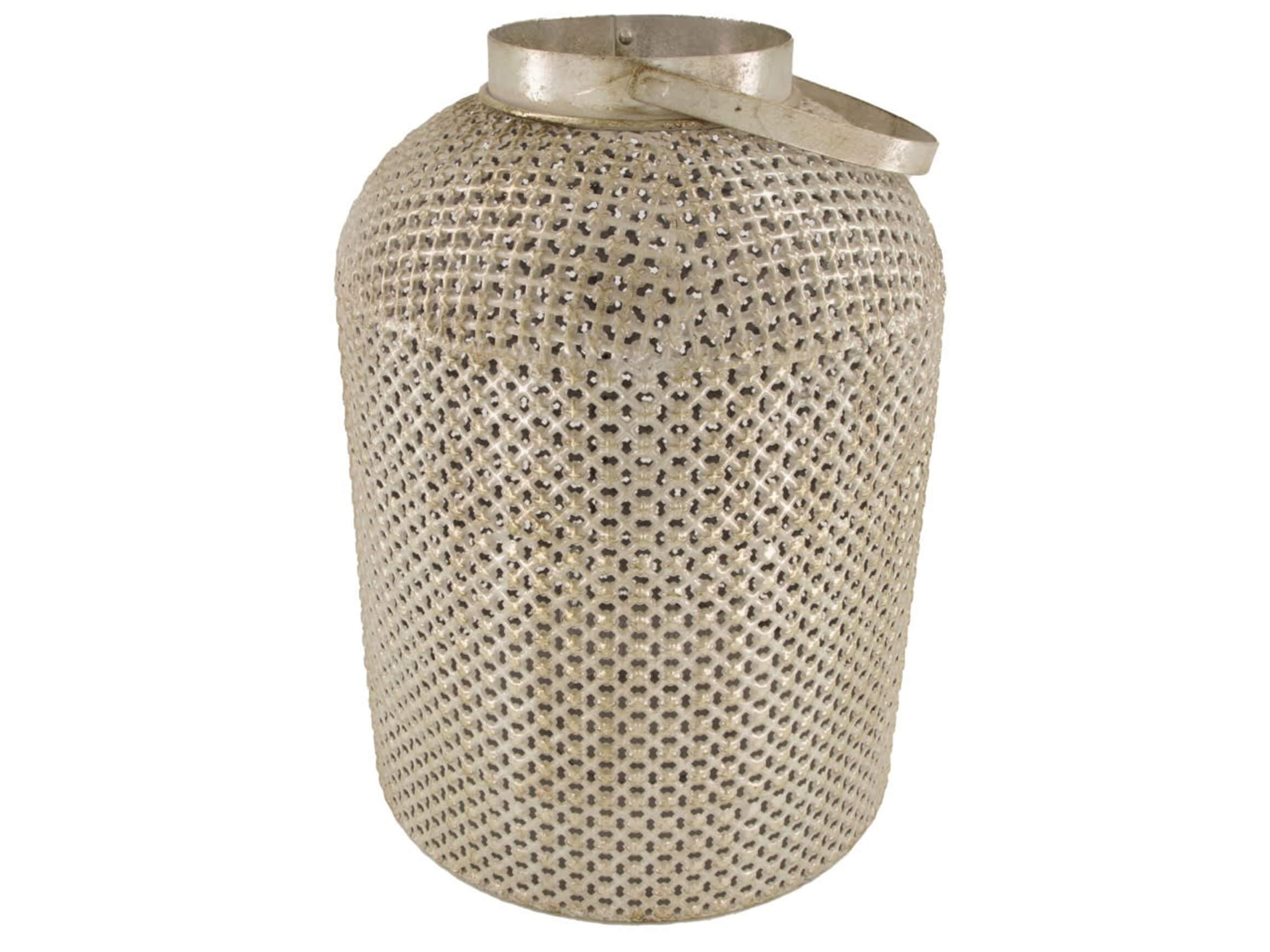 Decofinder Kerzenständer Metall Silber H: 40 cm  | Schubiger Möbel