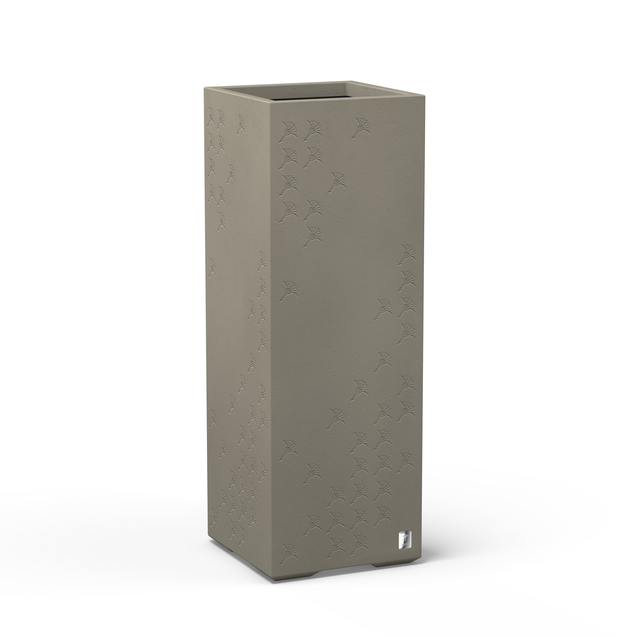 Pflanzengefäss Cubic, Earth H: 100 cm von Joop Outdoor