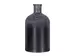 Flasche Glas Metallsilber H: 22 cm Decofinder