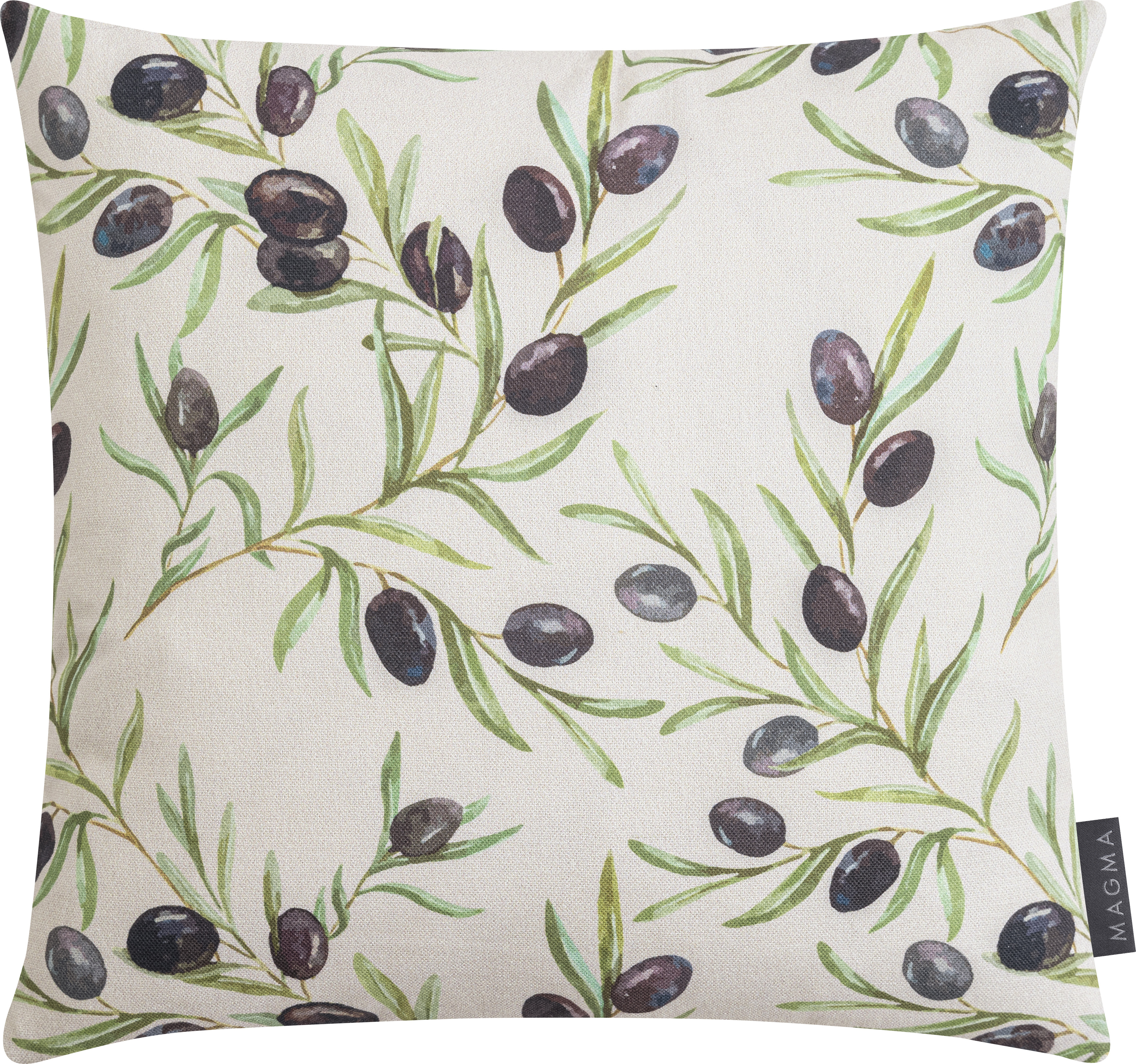 Kissenhülle Oliven, Sand 40x40 cm Magma"