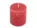 Kerze, Rot, Zylinderform, Durchmesser 5 cm h 5 cm