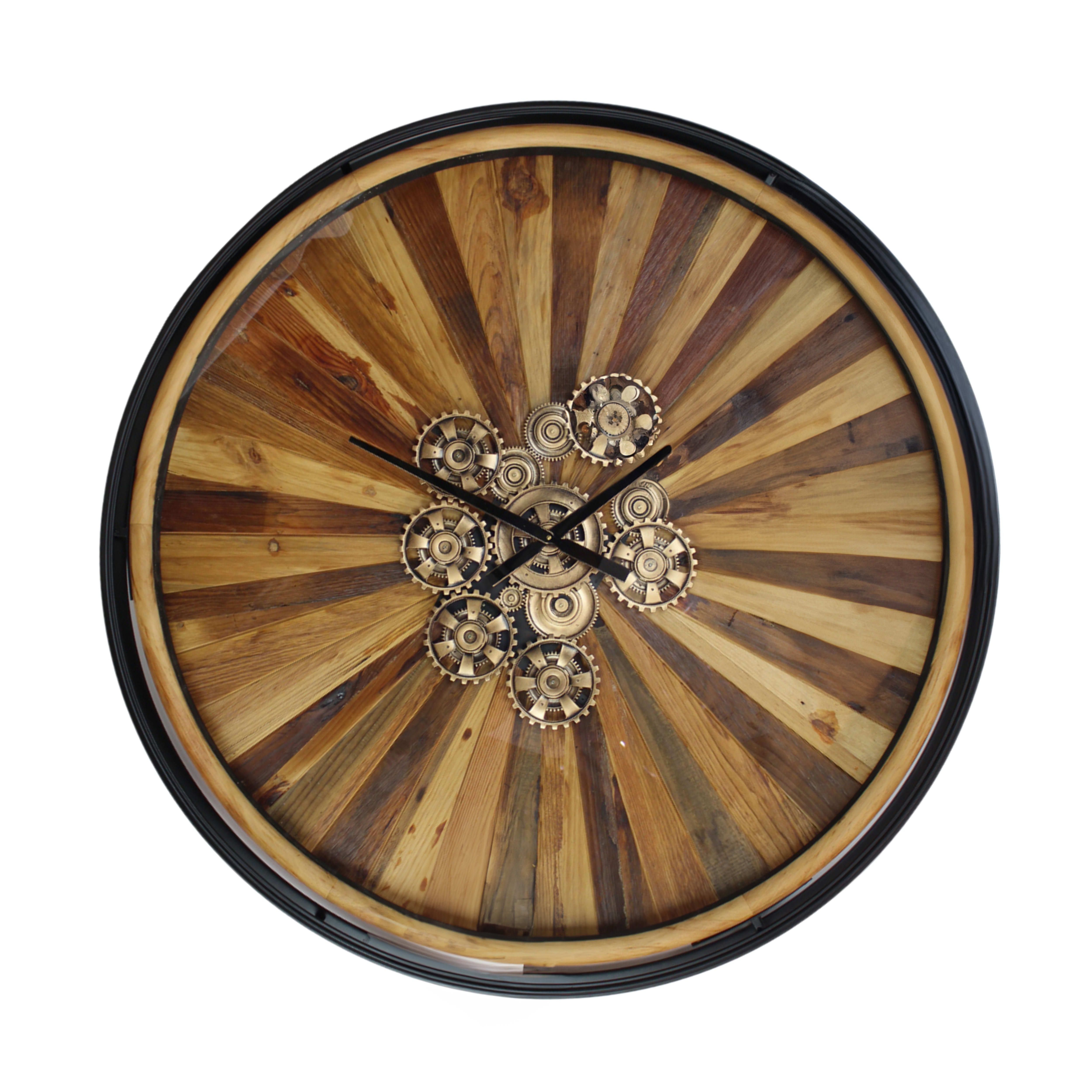 Uhr Kiefernholz Decofinder