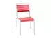 Holzlatten-Stuhl Rigi Schaffner / Farbe: Rot