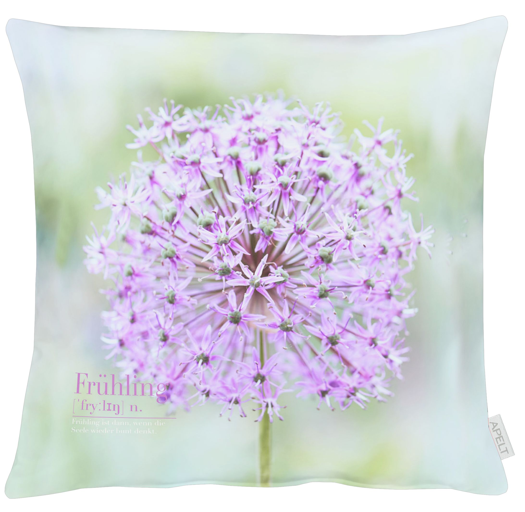 Kissenhüllen Zwiebelblume, Lila B: 45 cm Apelt"
