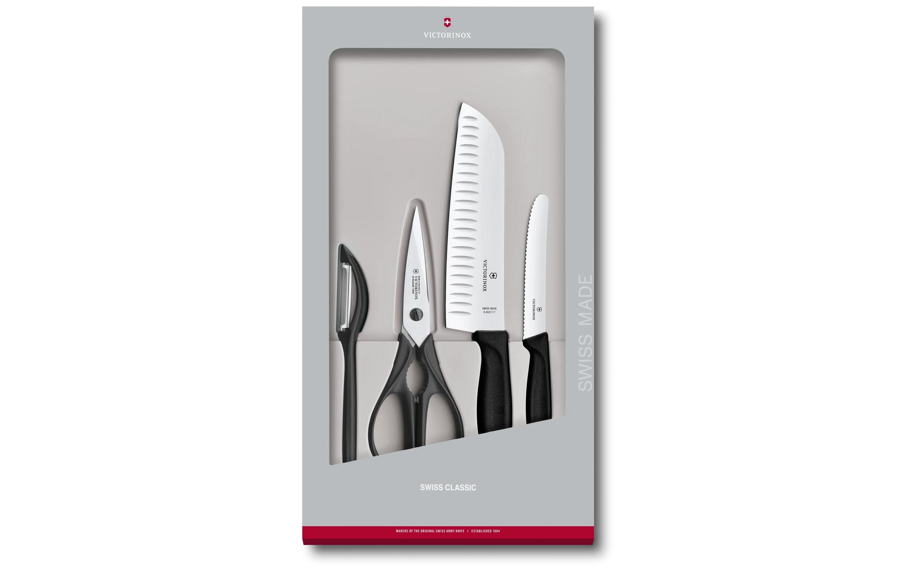 Messer-Set Swiss Classic, 4-teilig Von Victorinox Alltron / Farbe: Schwarz