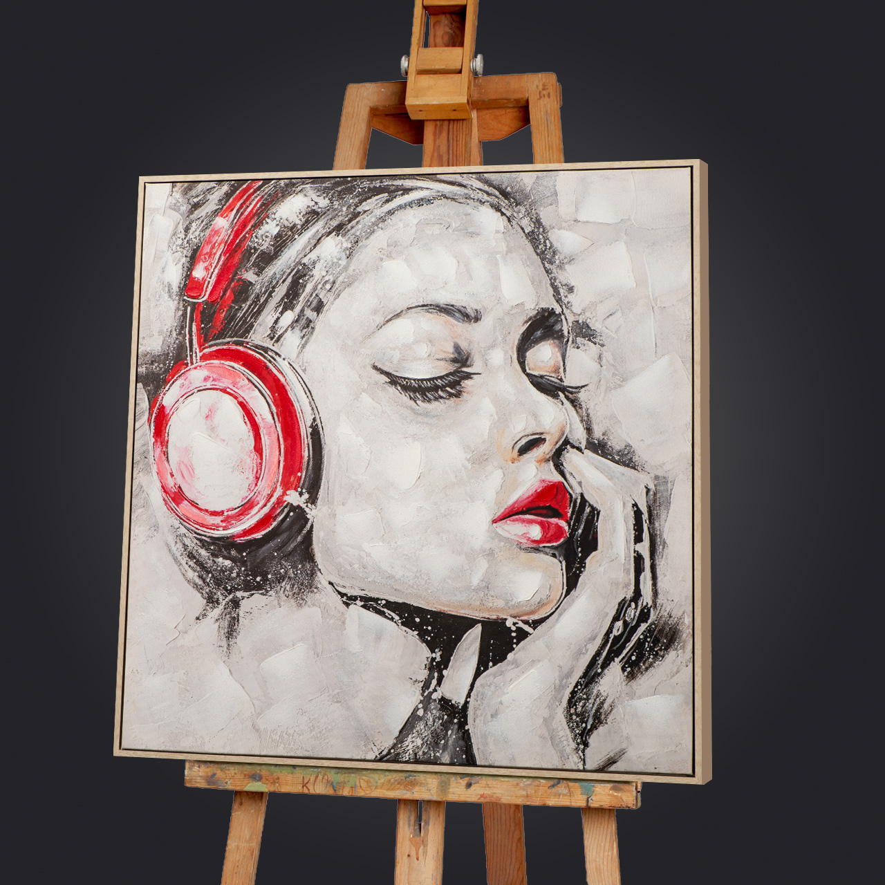 Gemälde-Listen to The Music-image LAND