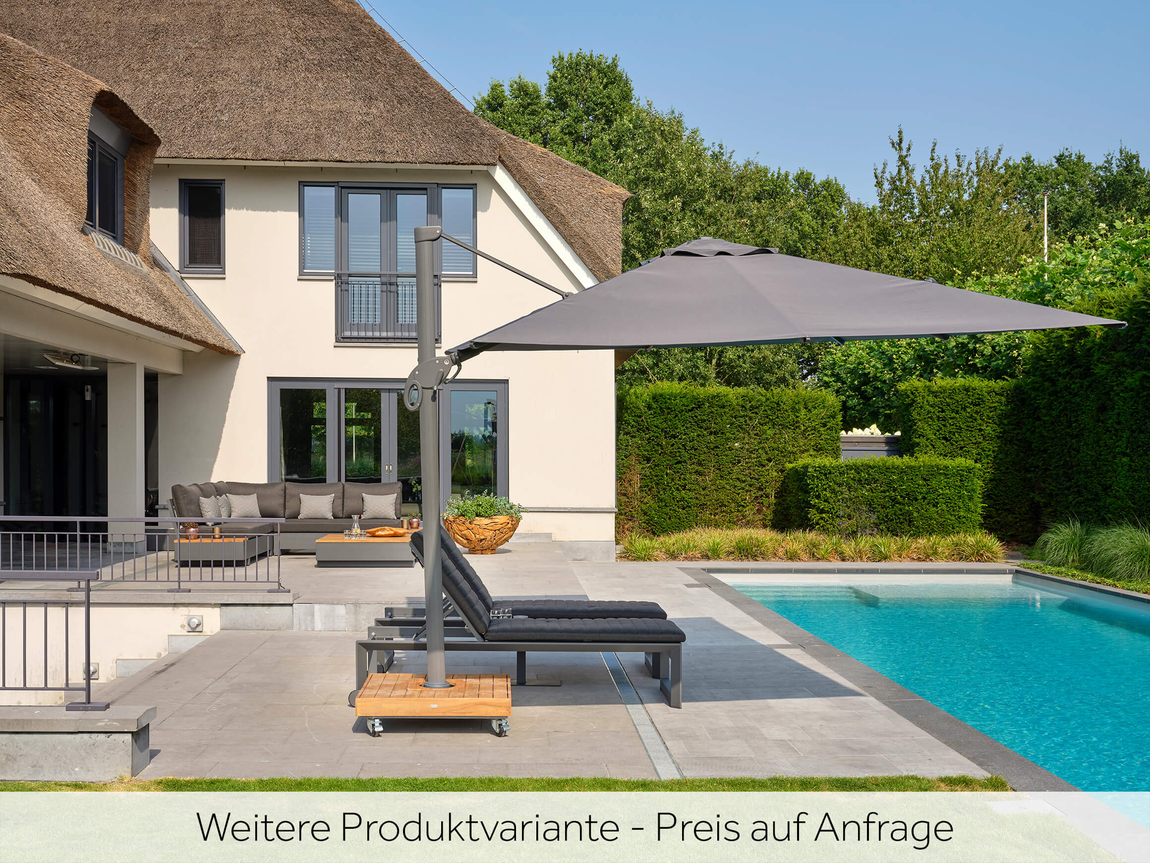 Gartenliege Danas Life / Farbe: Grau