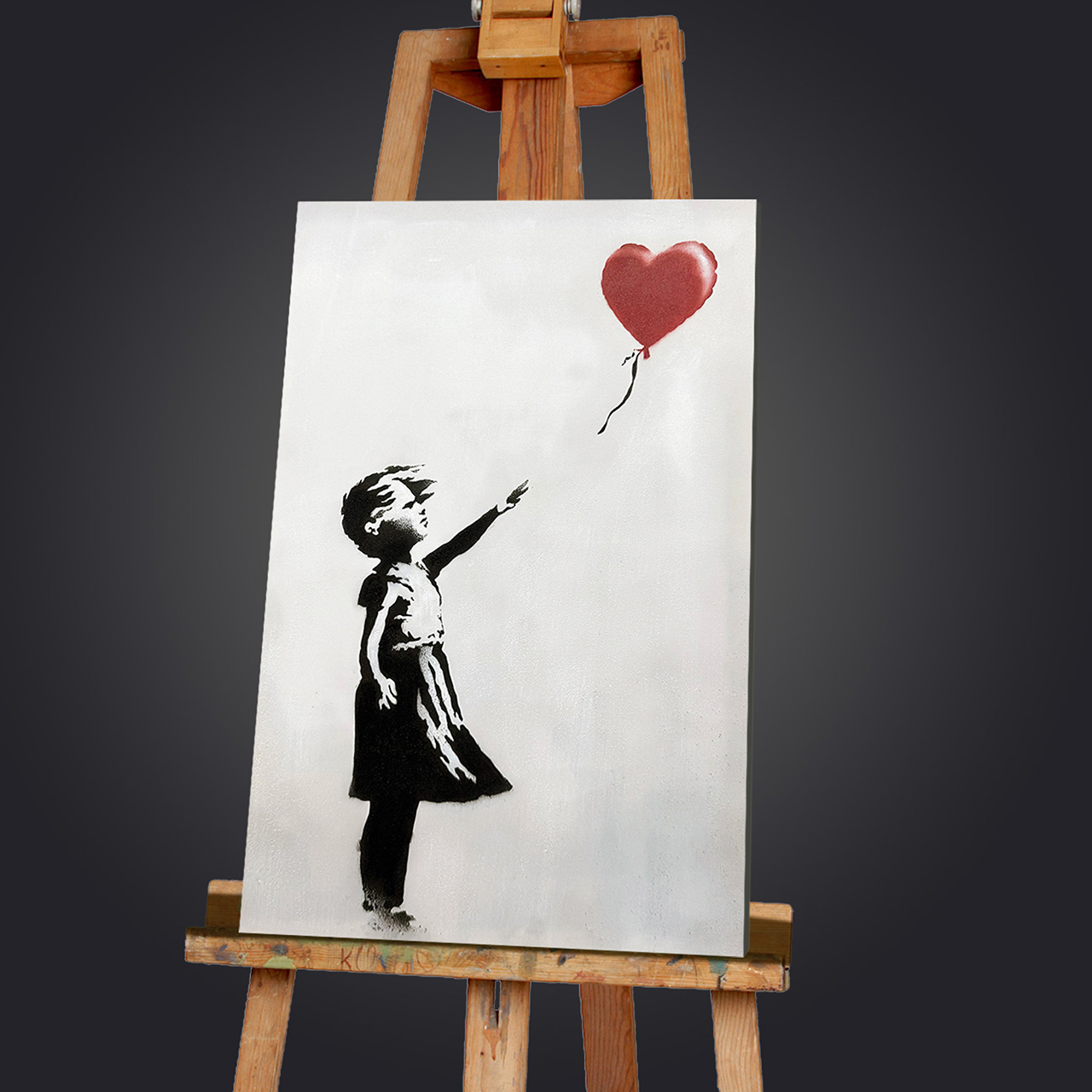 Gemälde-Love Balloon Girl-image LAND