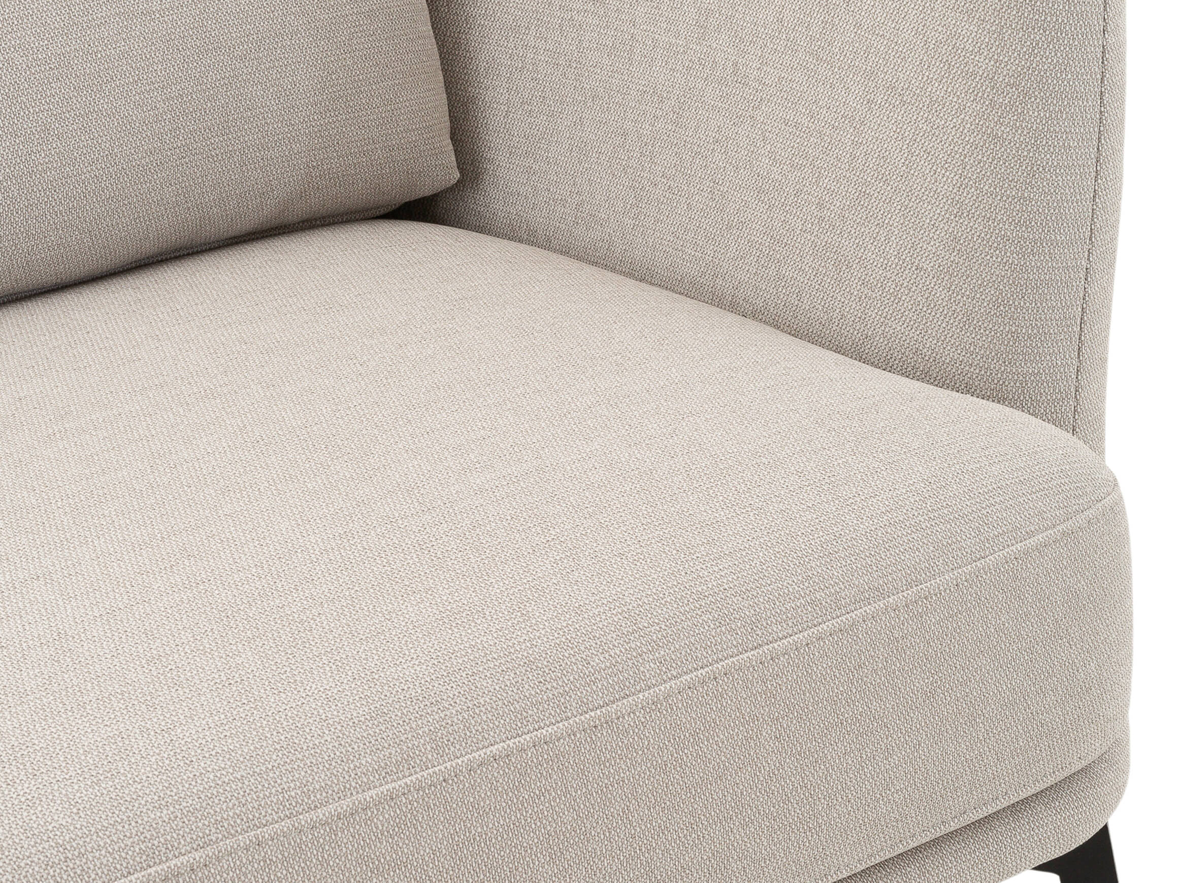 Sofa Pearl B: 210 cm Candy / Farbe: Grau / Bezugsmaterial: Stoff