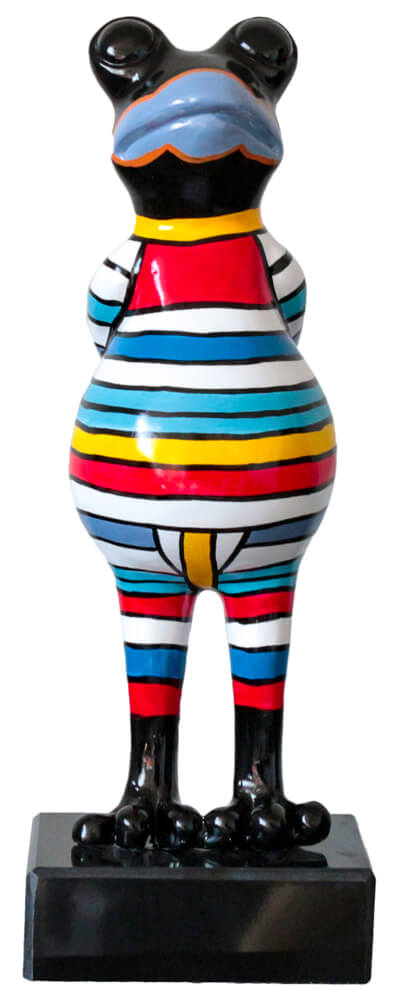 Skulptur Gestreifter Frosch image LAND