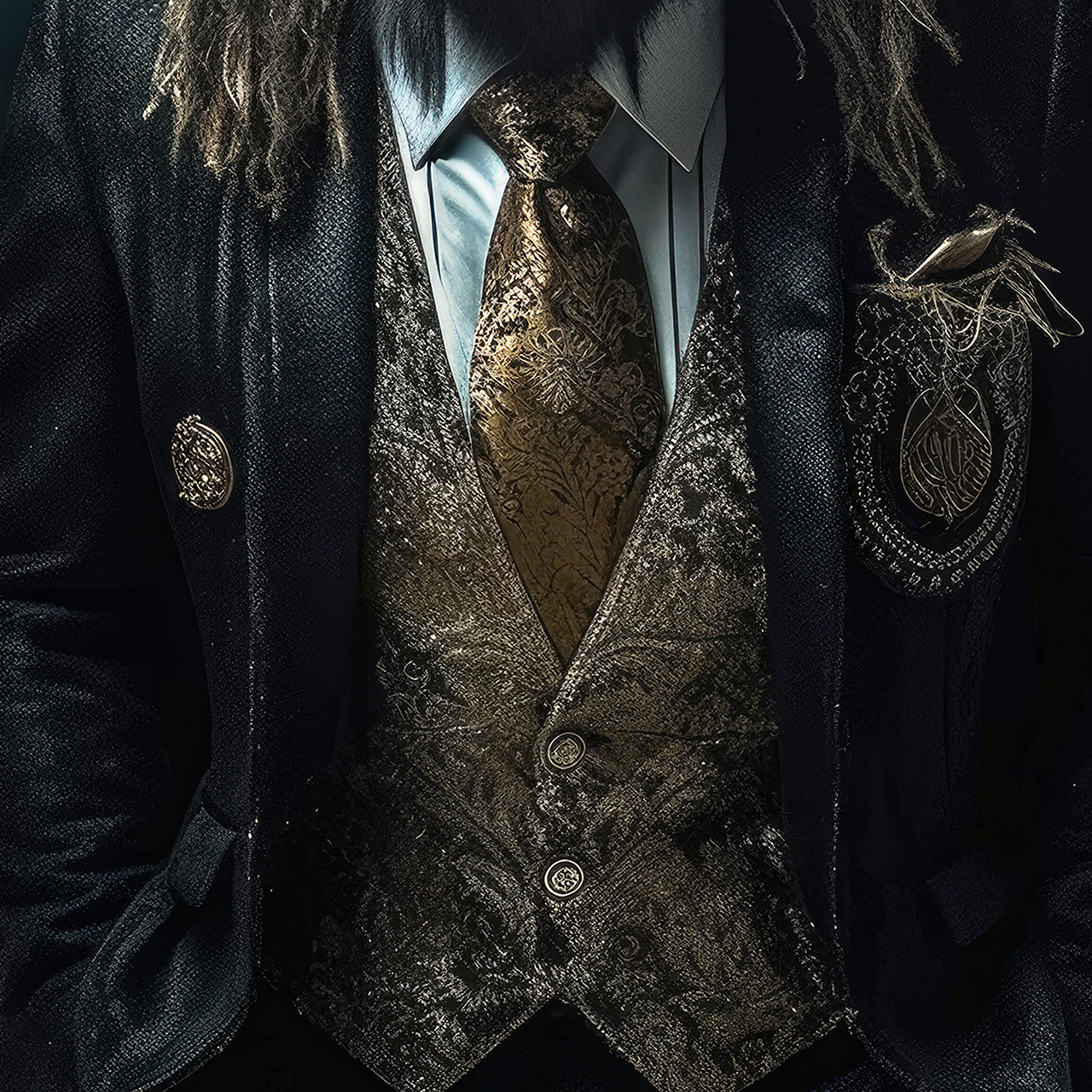 Canvas-Stylish Mr. Bull-image LAND