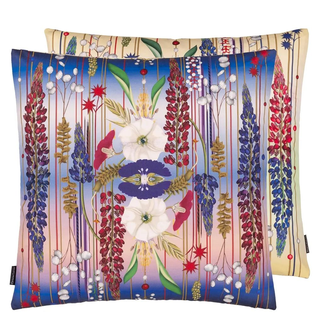 Kissen Amytis - Indigo Designers Guild / Farbe: Mehrfarbig von Christian Lacroix