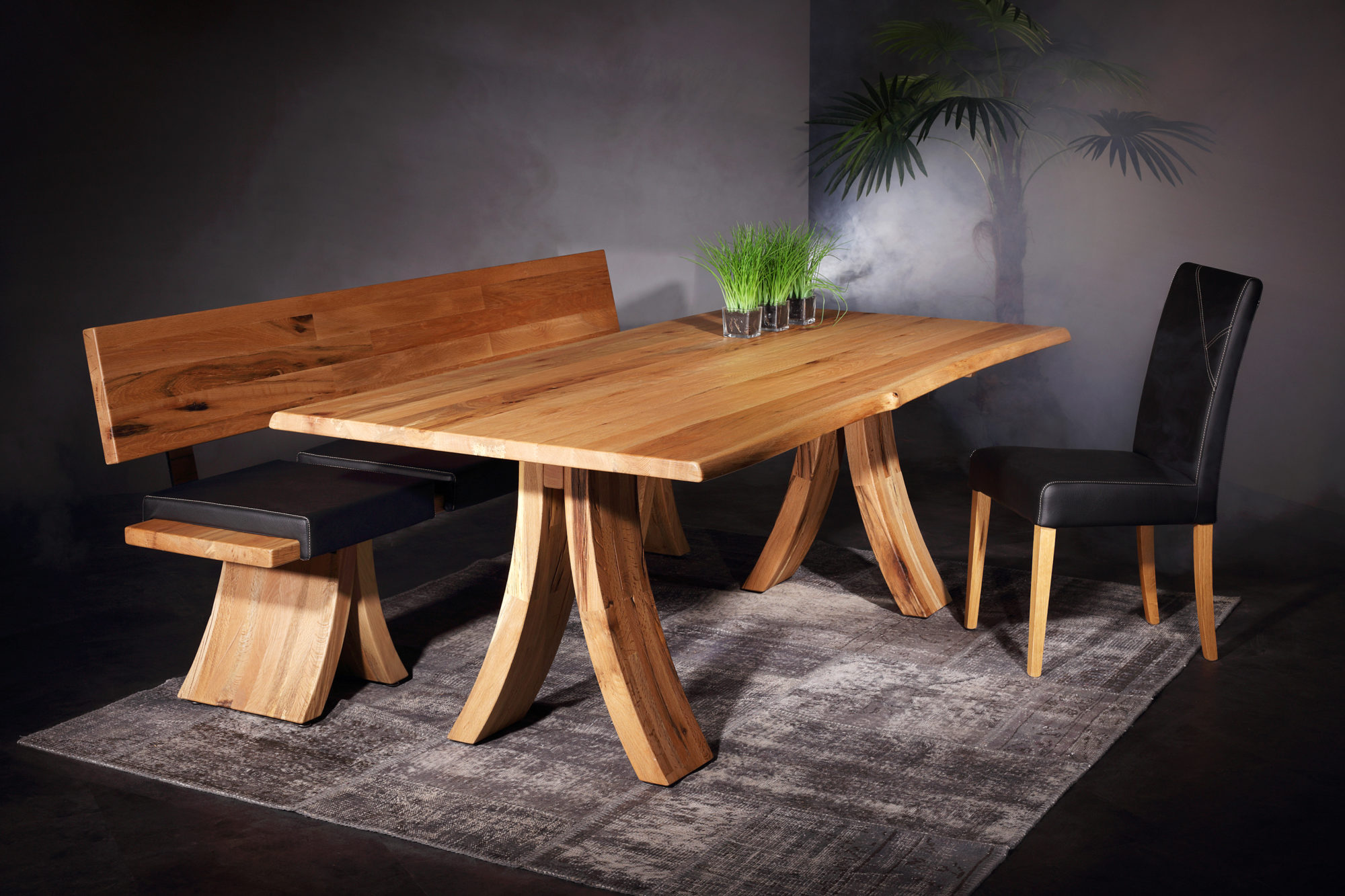 Esstisch Arcobello Waldkante Sprenger / Tischblattmass (BxT) :160 x 90 cm