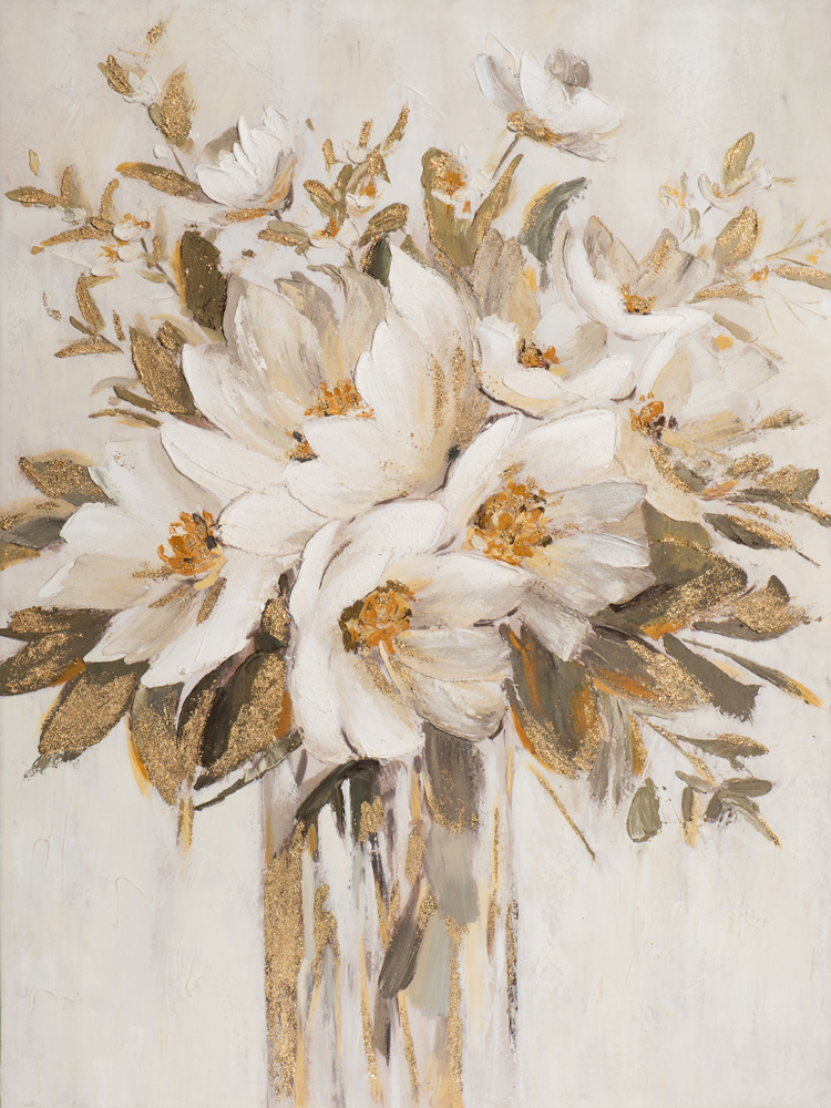 Gemälde-Goldene Blumen-image LAND