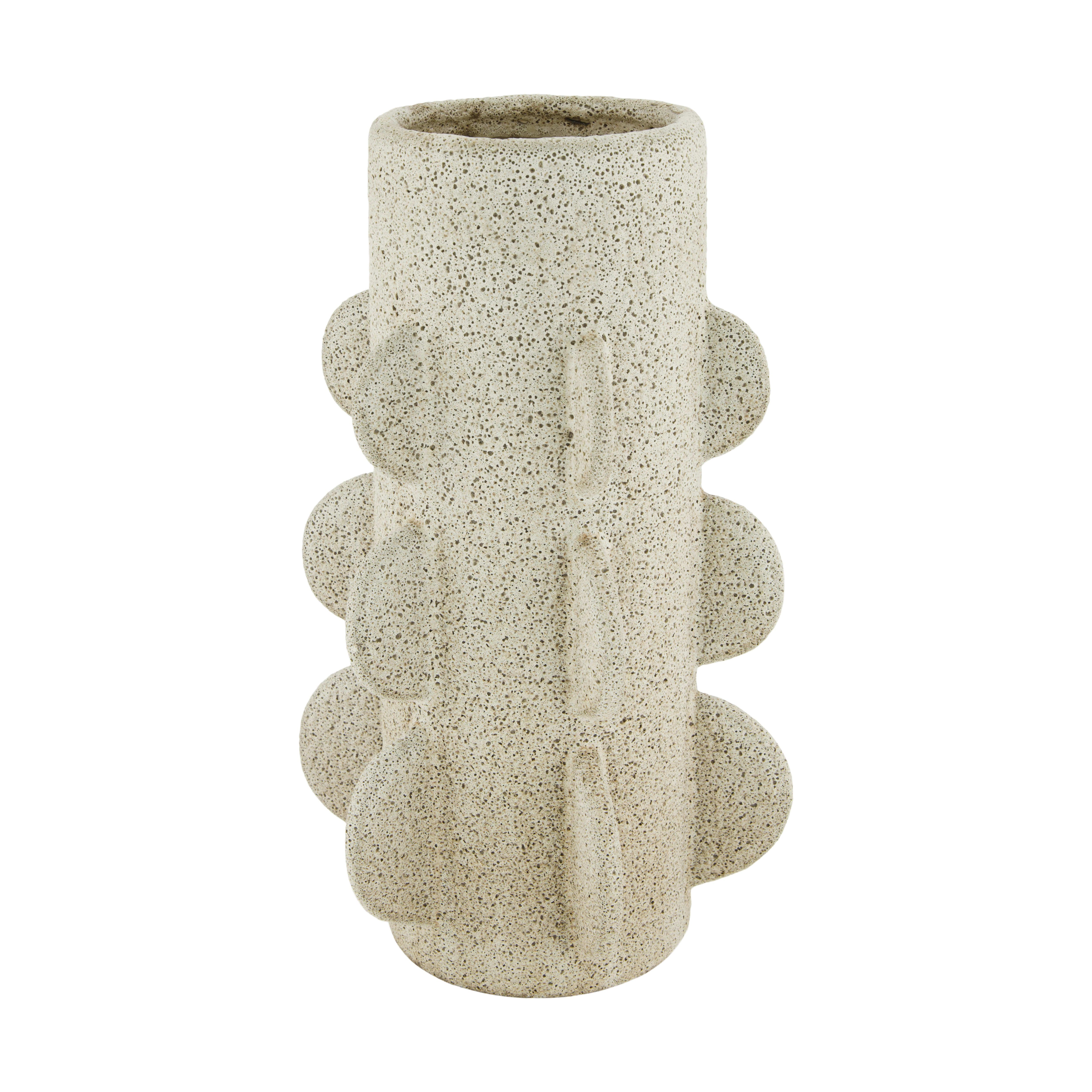 Vase Keramik, Grau Decofinder / Grösse: 18 x cm