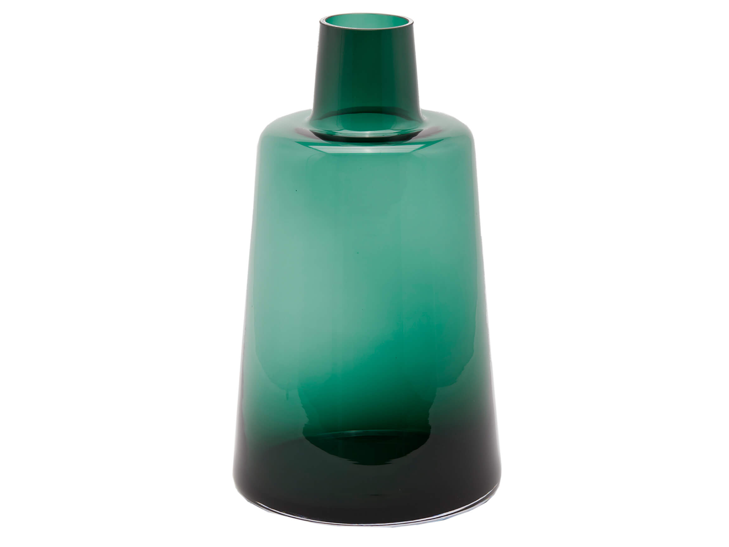 Vase Glas Petrol H: 40 cm Edg