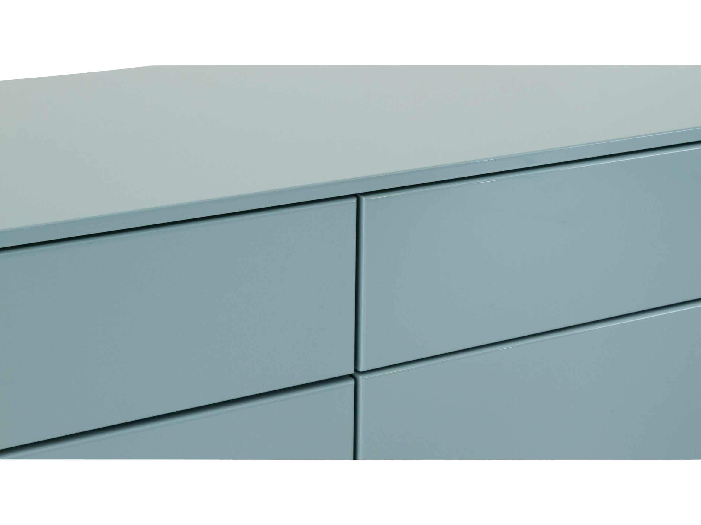 Sideboard Venga Grün, 4 Holztüren, 4 Tablare, 4