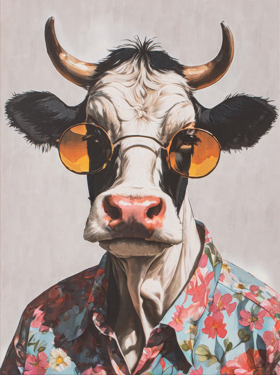 Gemälde-Cow Spring Time-image LAND