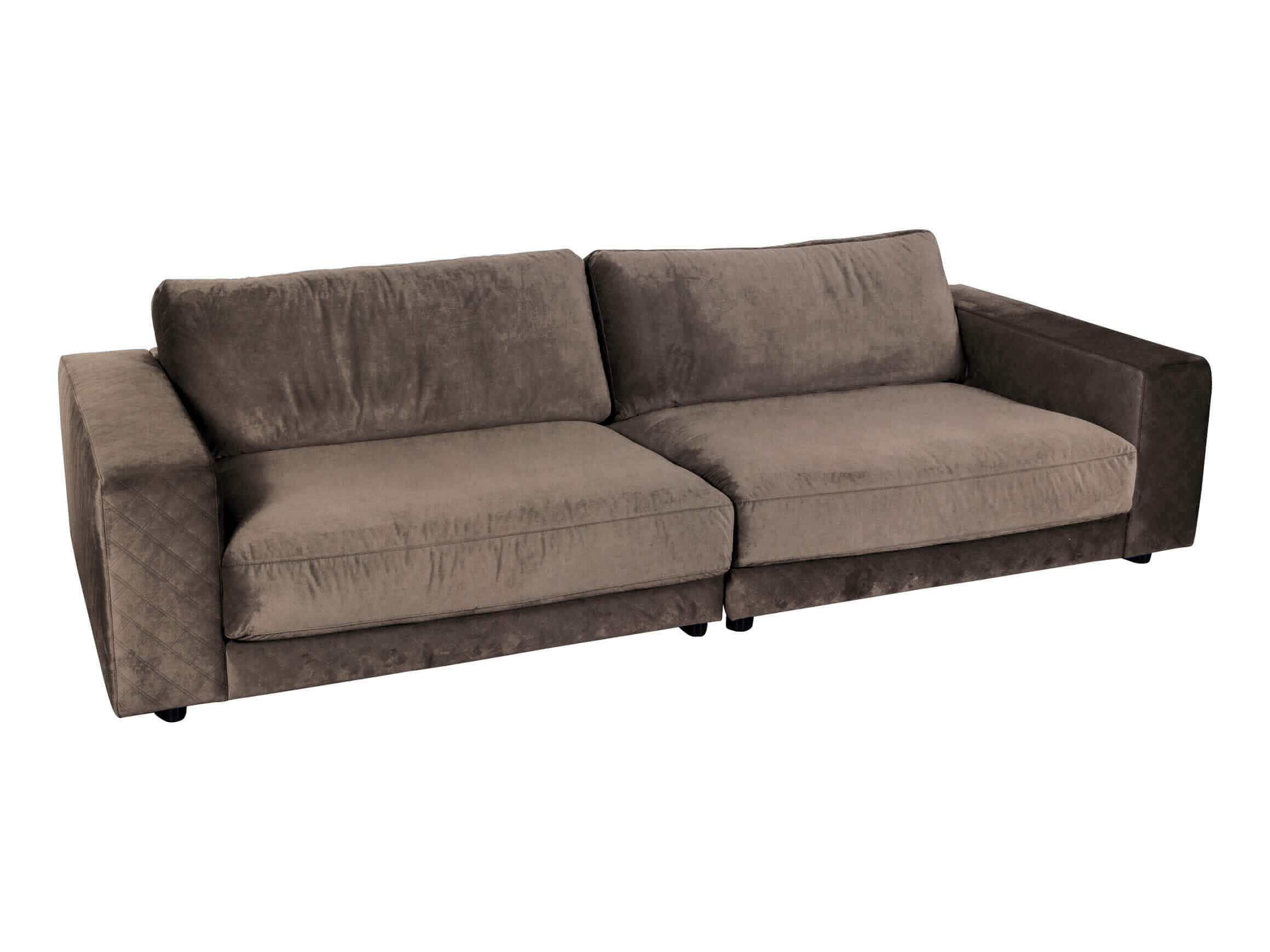 Sofa Havanna Basic Candy / Farbe: Asphalt / Material: Leder Basic