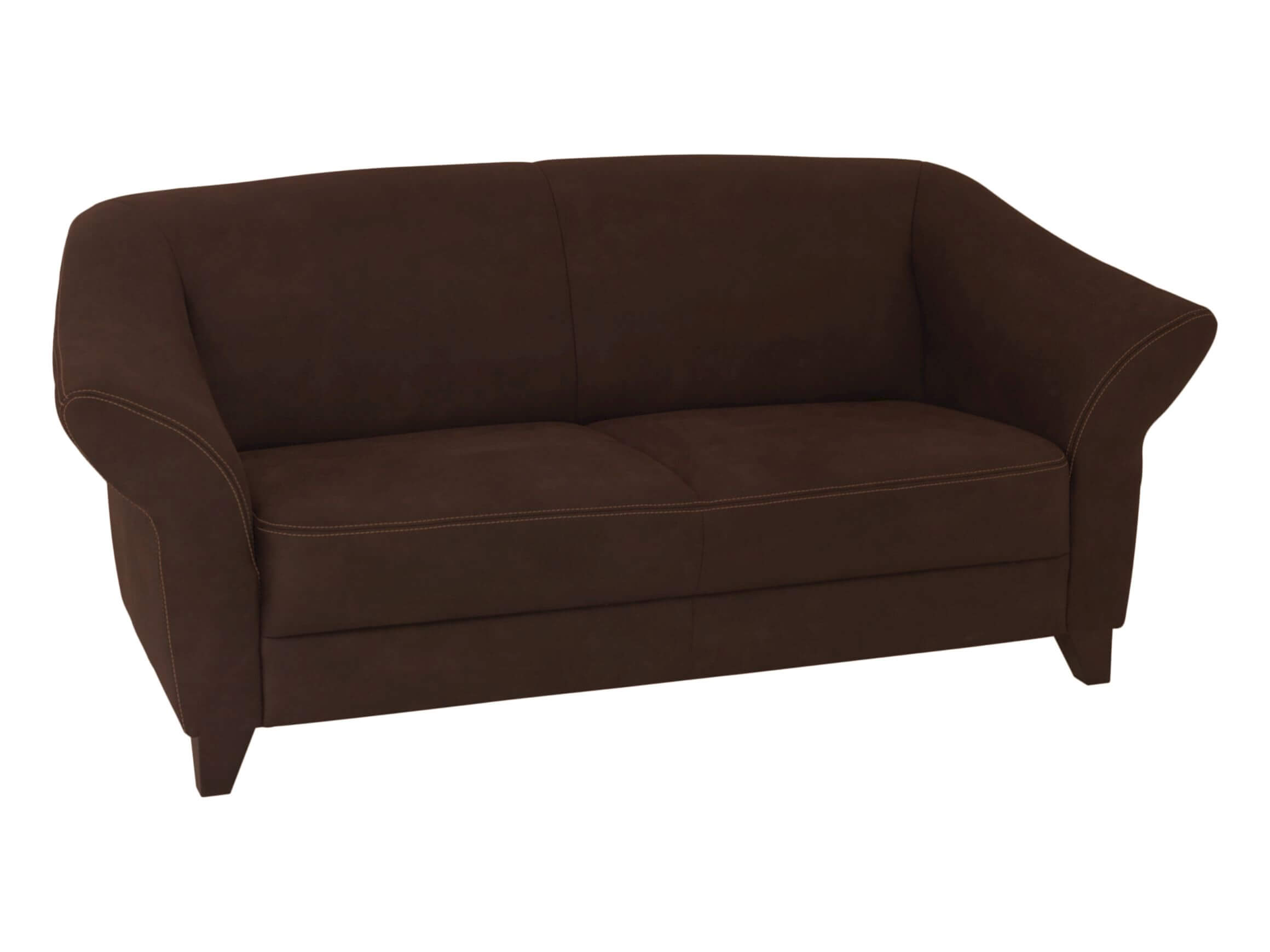 Sofa Klosters Basic Ponsel / Farbe: Braun / Material: Leder Basic