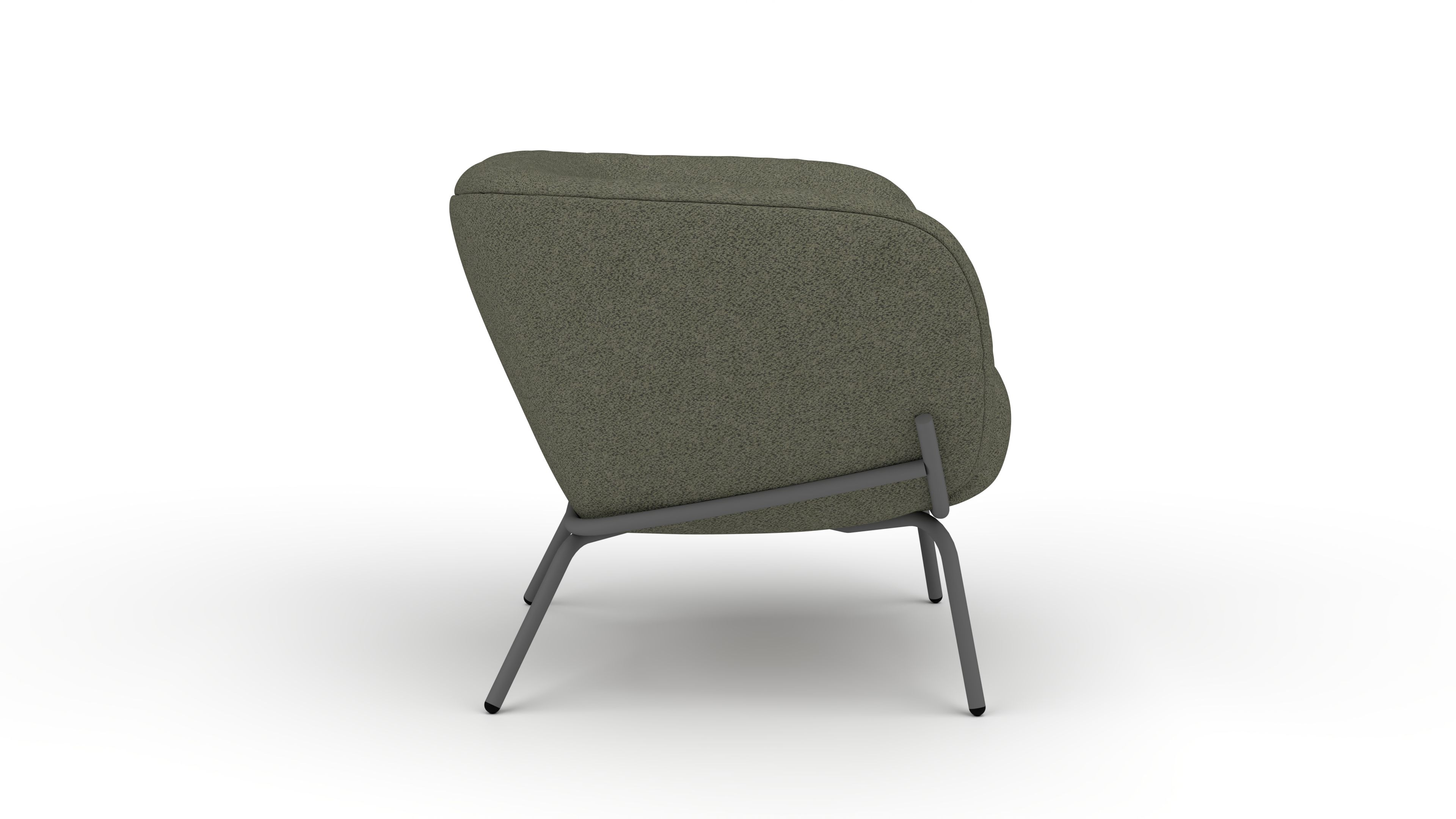 Sessel Neptune UrbanDesign / Farbe: Green / Bezugsmaterial: Stoff