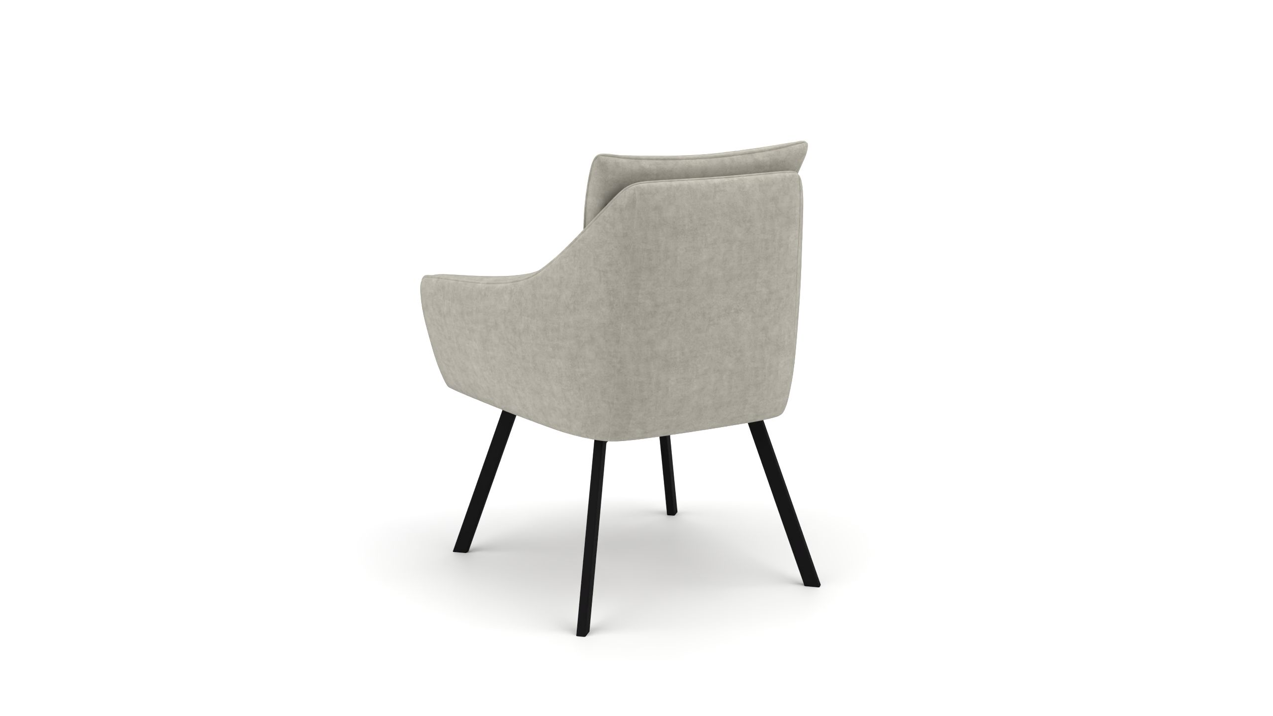 Stuhl Pegasus b - UrbanDesign / Farbe: Austernpilz / Bezugsmaterial: Stoff