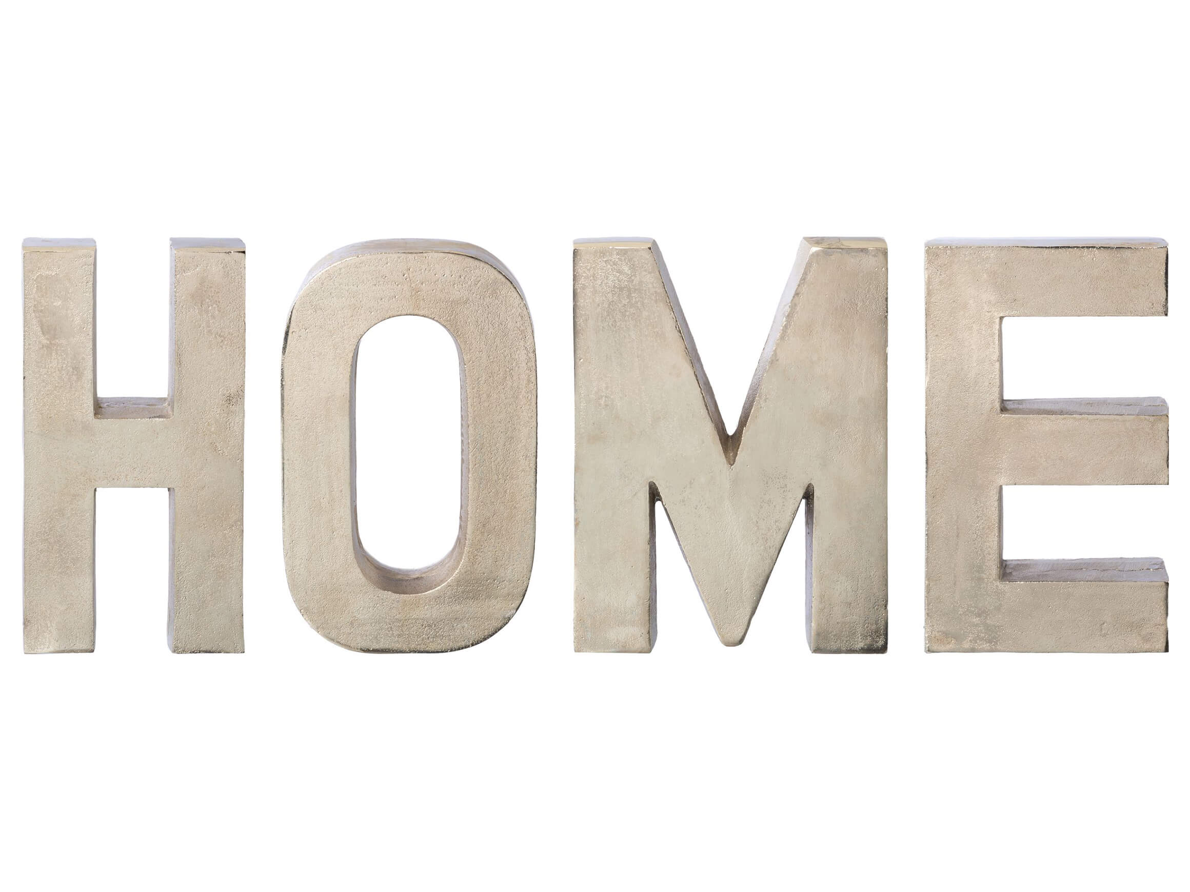 Schriftzug Home, Silber H: 30 cm Gasper