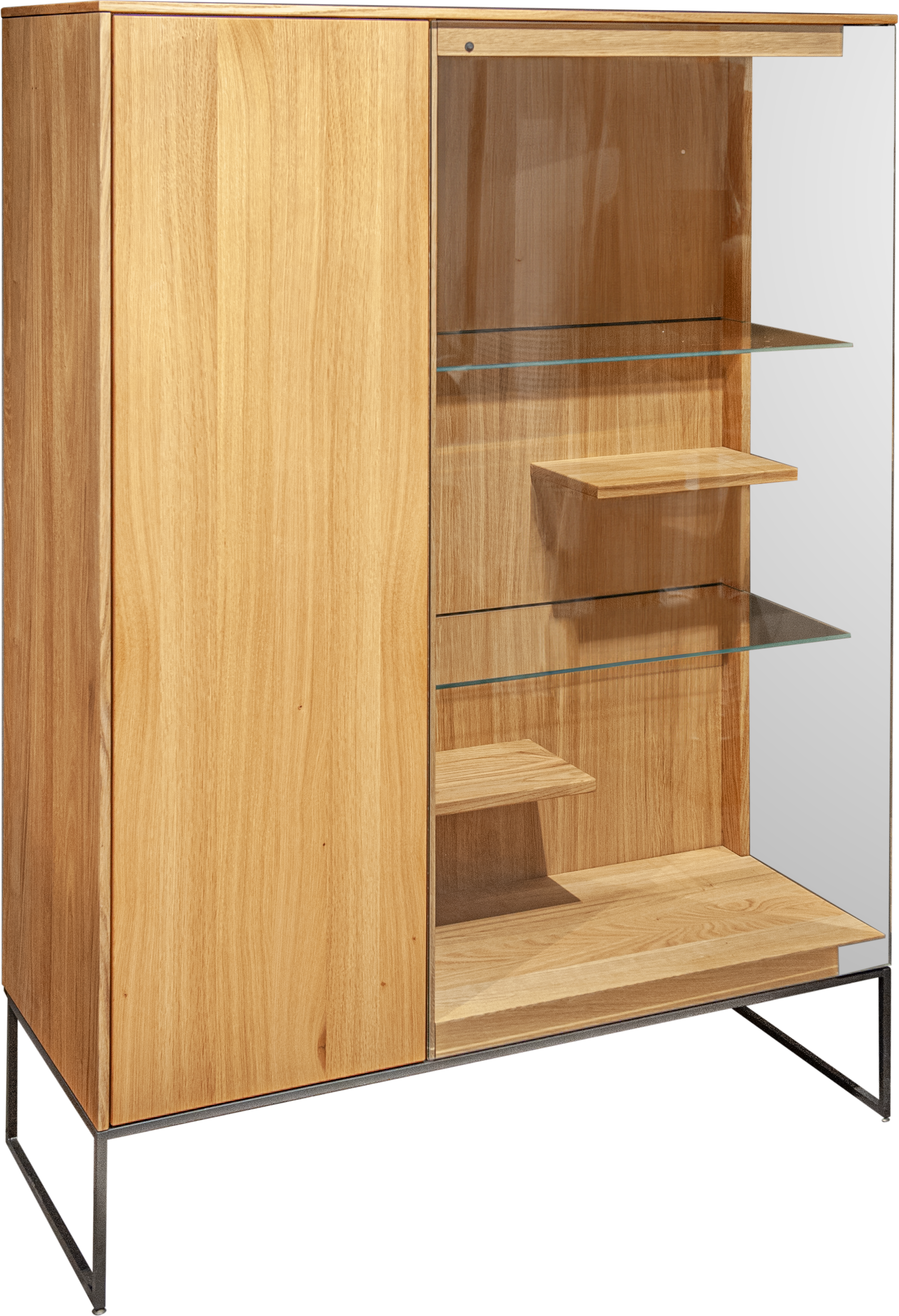 Vitrine Filligno Team 7 / Farbe: Eiche