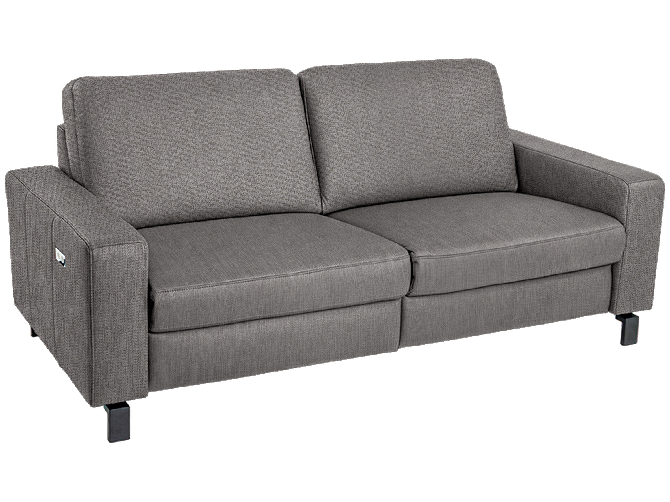 Sofa Cagliari Plus Basic Candy / Farbe: Stone / Material: Stoff Basic