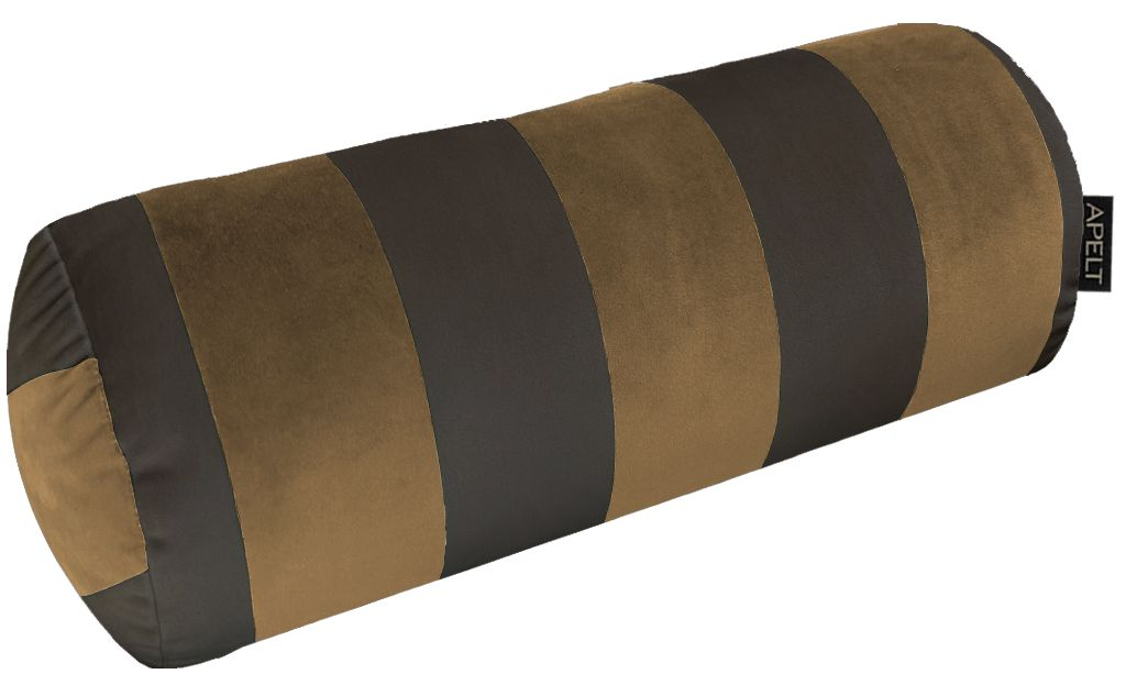 Nackenrolle Stripe B: 19 cm Apelt / Farbe: Braun Schwarz