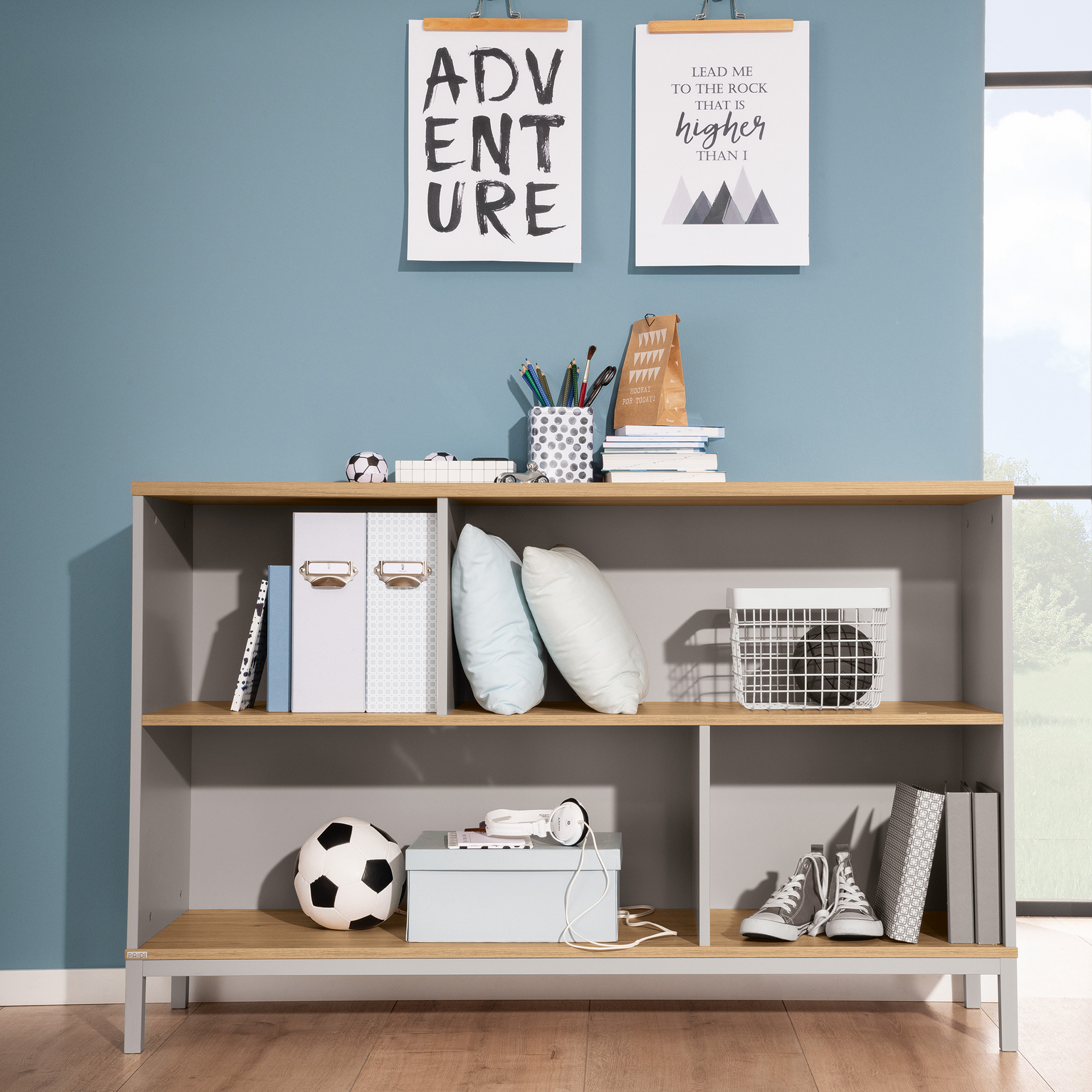 Sideboard Benne von Paidi / Farbe: Kieselgrau / Grösse: 135 x 40 cm