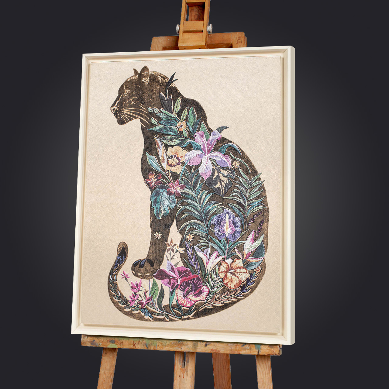 Wandbild-Blossom Panther-image LAND