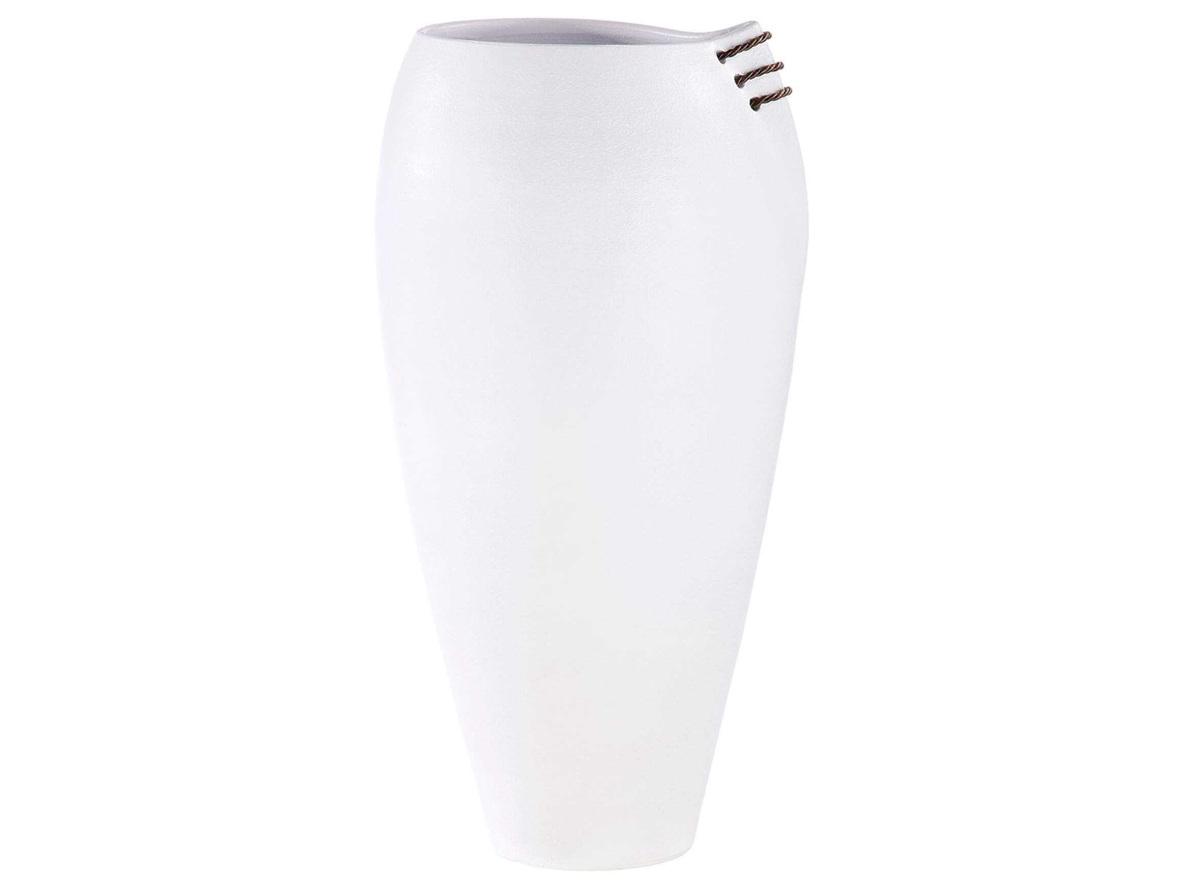 Gilde Vase Coimbra Weiss H: 62 cm  | Schubiger Möbel