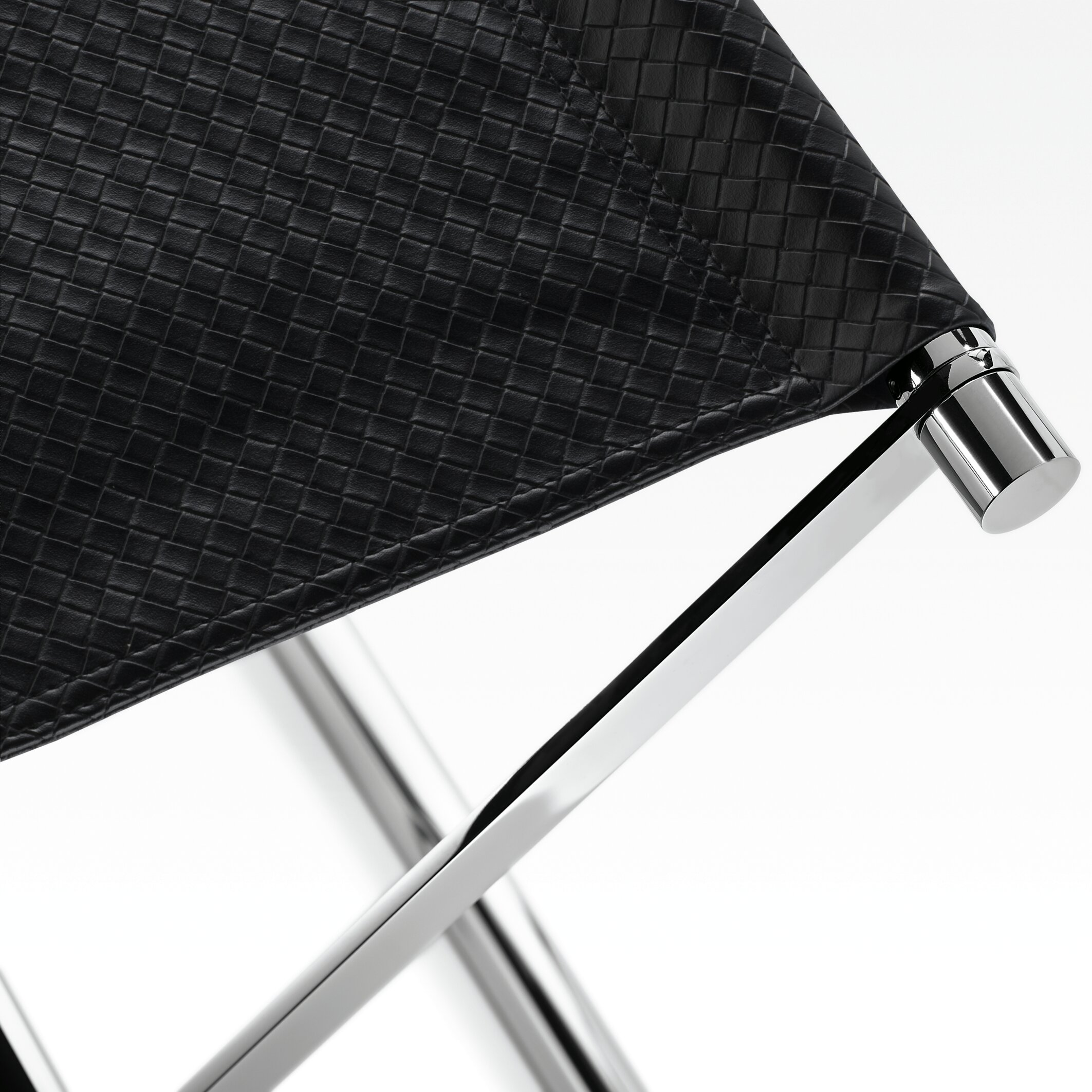Bathroom stool black, leather look H: 45cm from Joop / Colour: Black