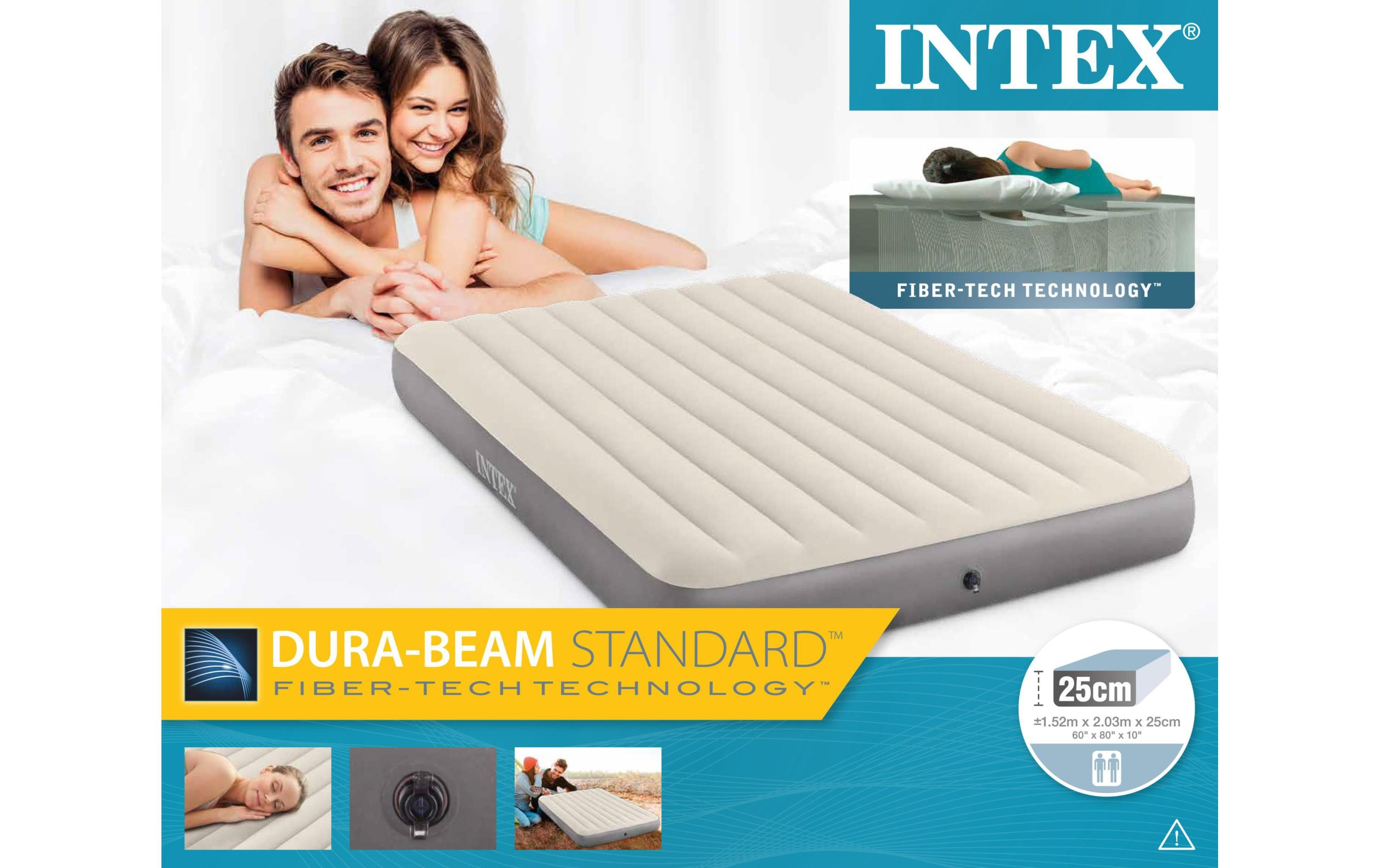Matelas gonflable Standard Single-High Queen, 152 x 203 cm