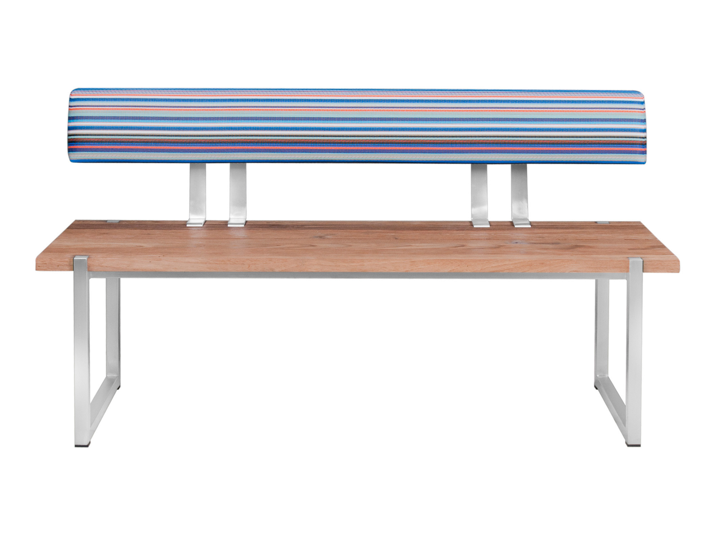 Quadux back cushion, striped textilene, w 140 cm d 10 cm h 42 cm