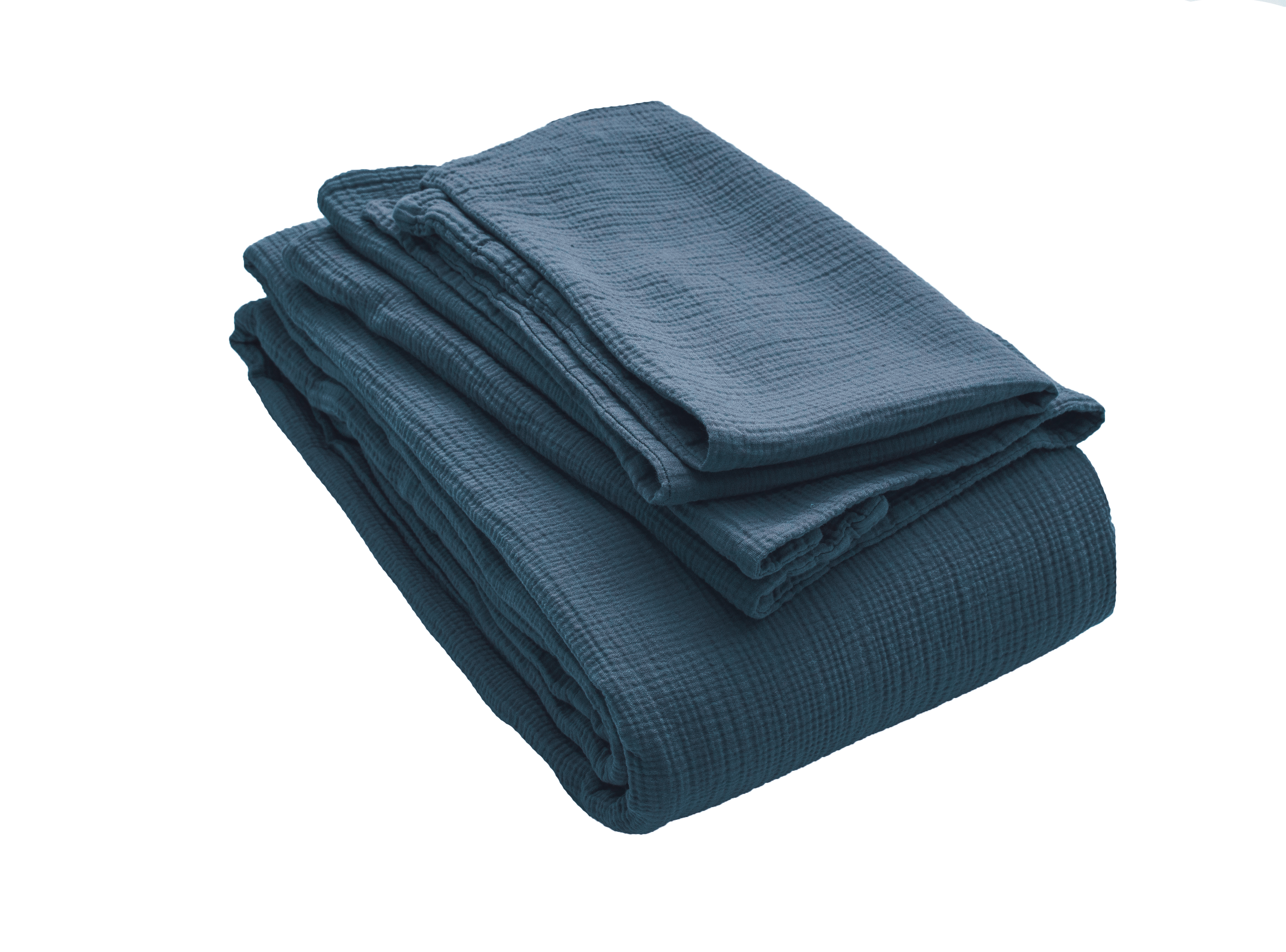 Bettwäsche Jula Enzianblau Sander AG / Grösse: 50 x 70 cm